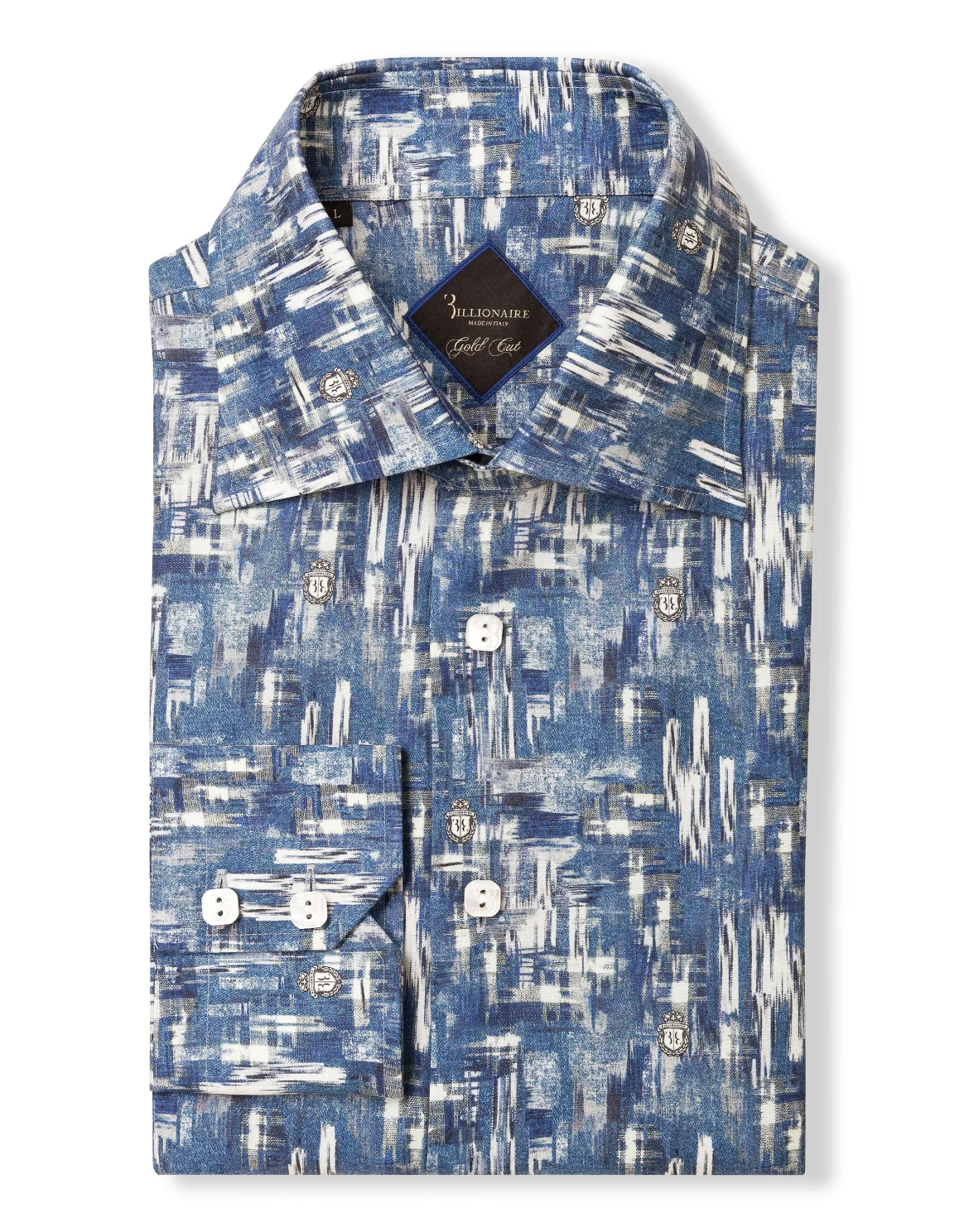 Shirt Gold Cut LS "Martial", цвет: Синий