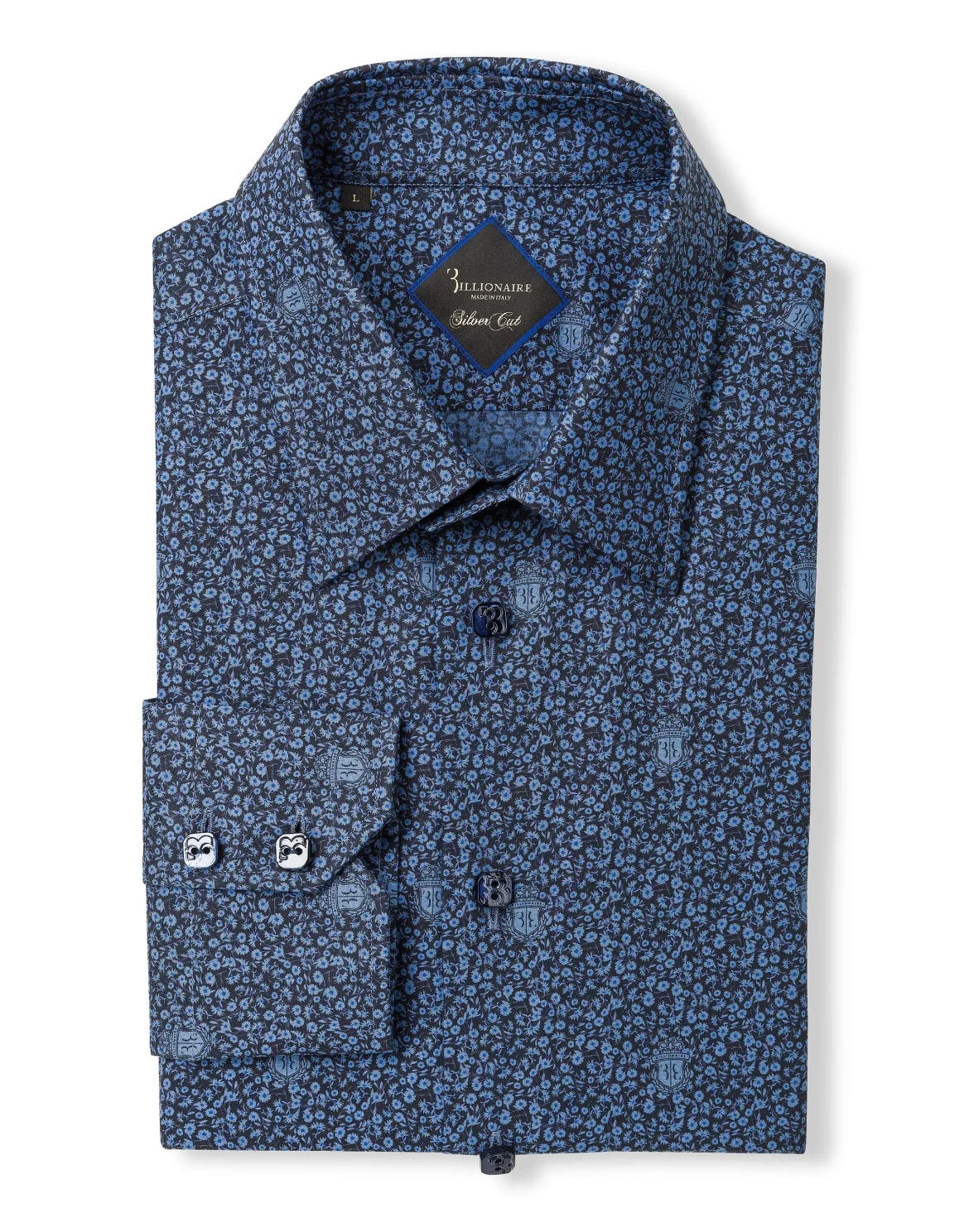 Shirt Silver Cut LS "Meliton", цвет: Черный
