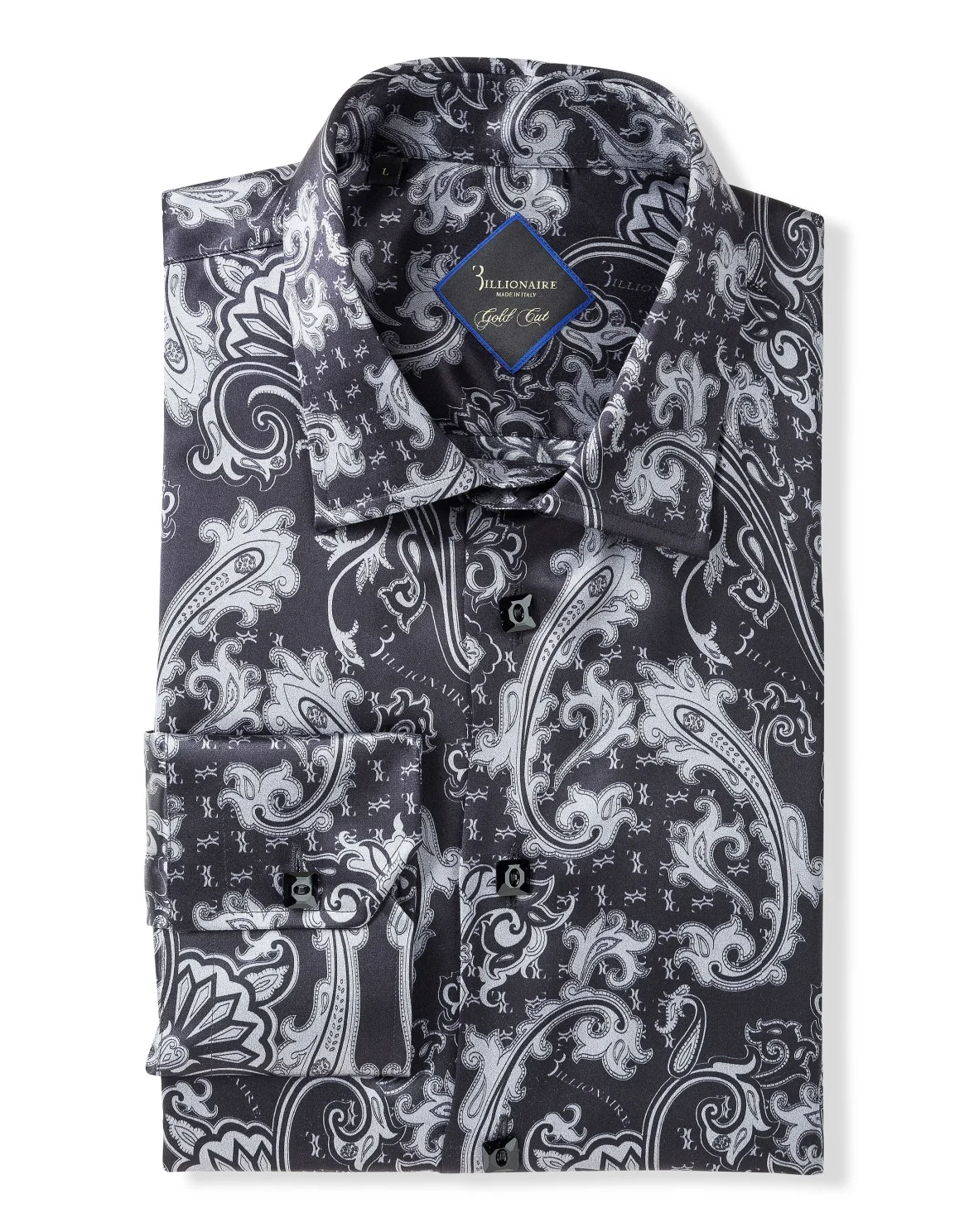 Shirt Gold Cut LS "Pierre", цвет: Черный