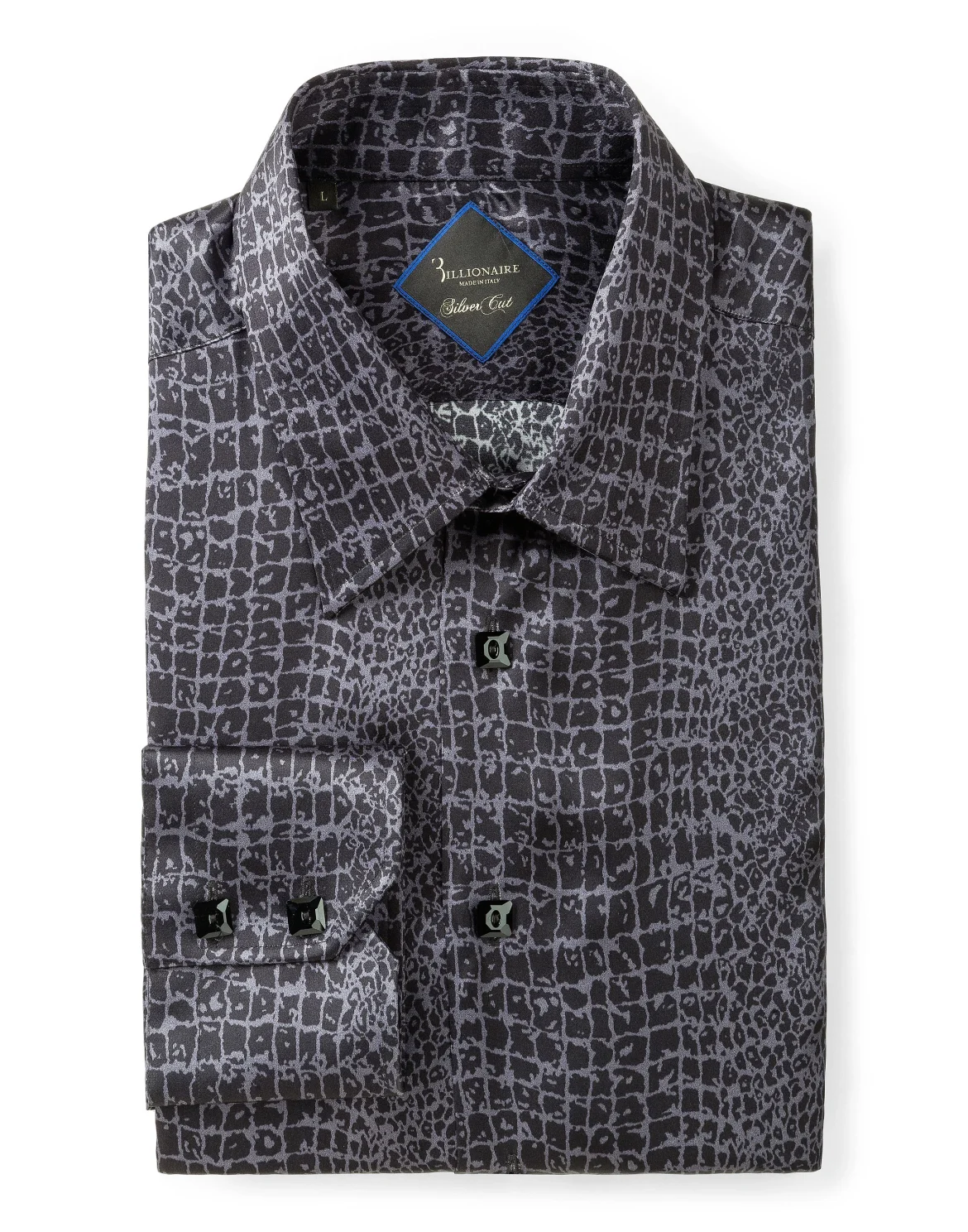 Shirt Silver Cut LS "Duncan", цвет: Черный