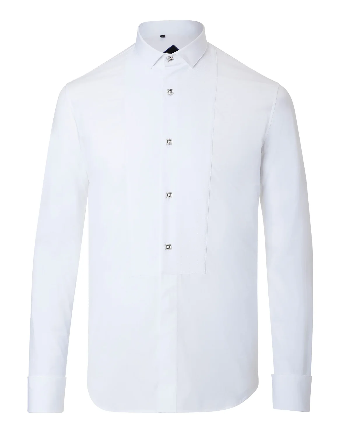 Shirt Gold Cut LS "Smoking", цвет: Белый