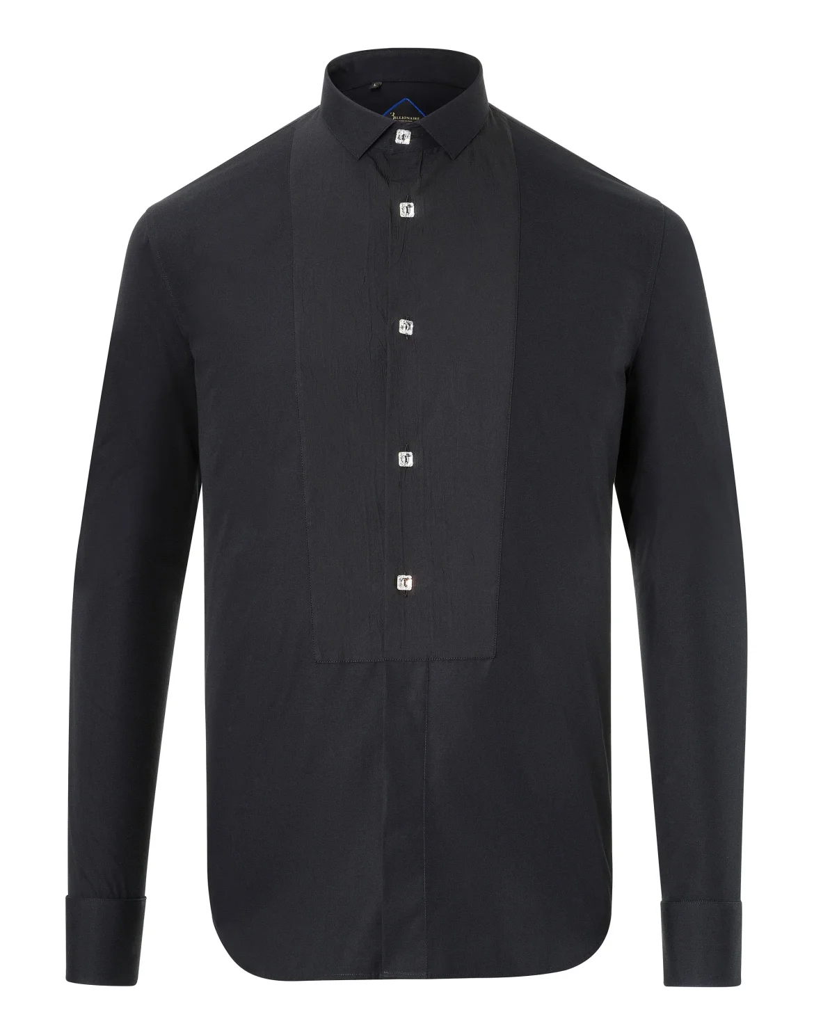 Shirt Gold Cut LS "Plisse", цвет: Черный