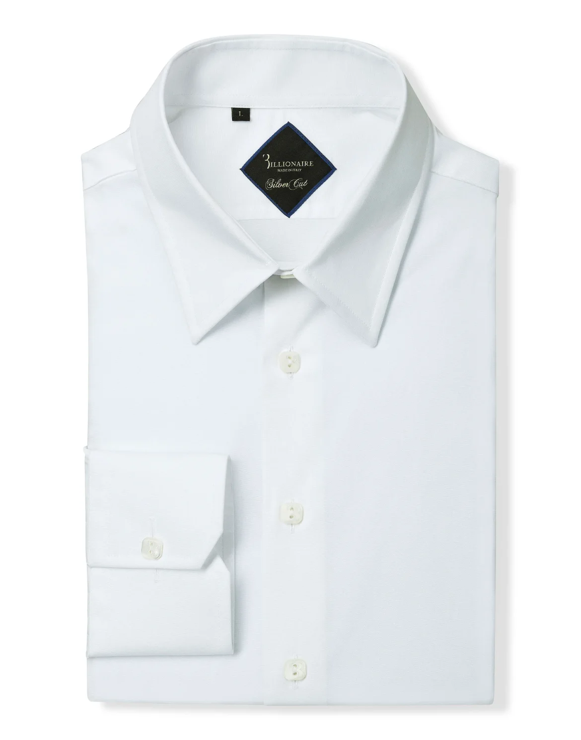 Shirt Silver Cut LS "Double B", цвет: Белый