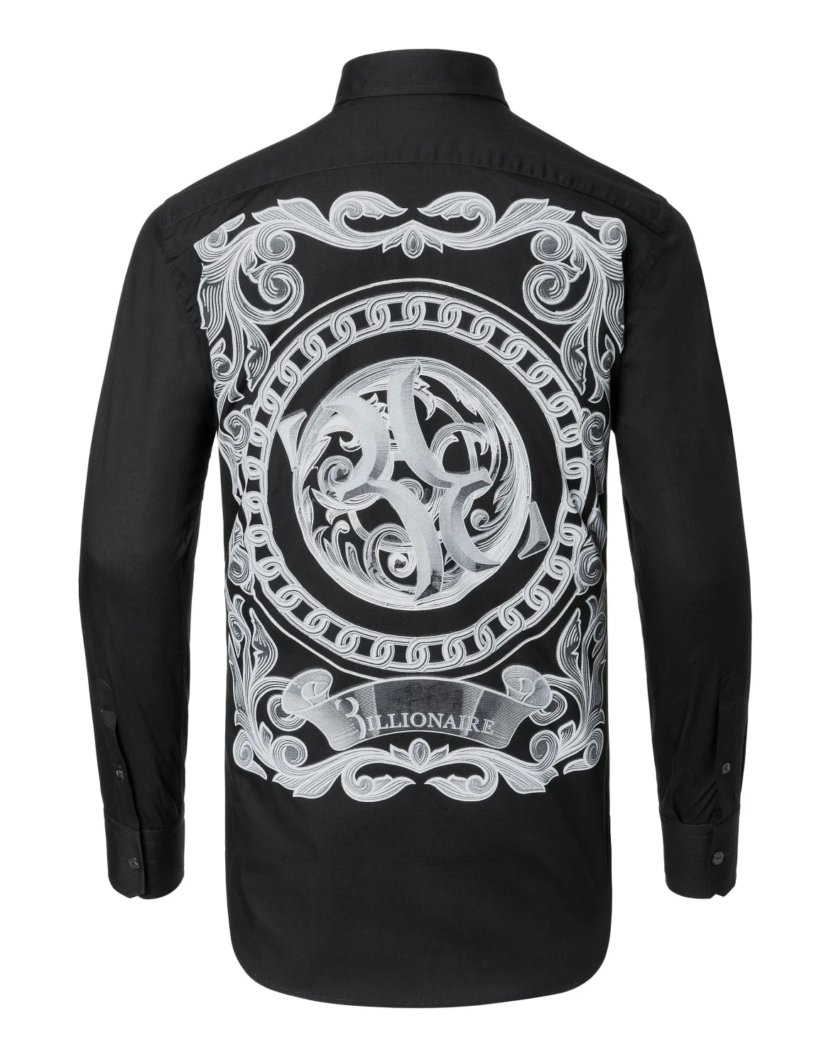 Shirt Silver Cut LS "Double B", цвет: Черный