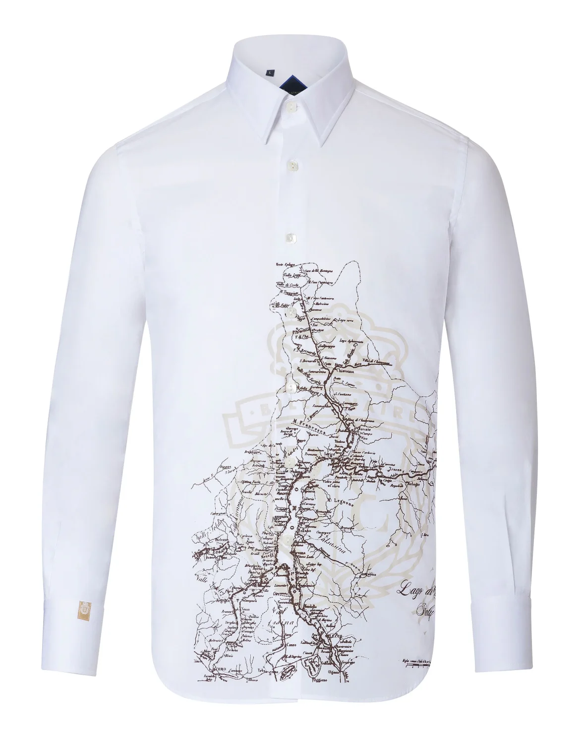 Shirt Silver Cut LS "Como lake", цвет: Белый