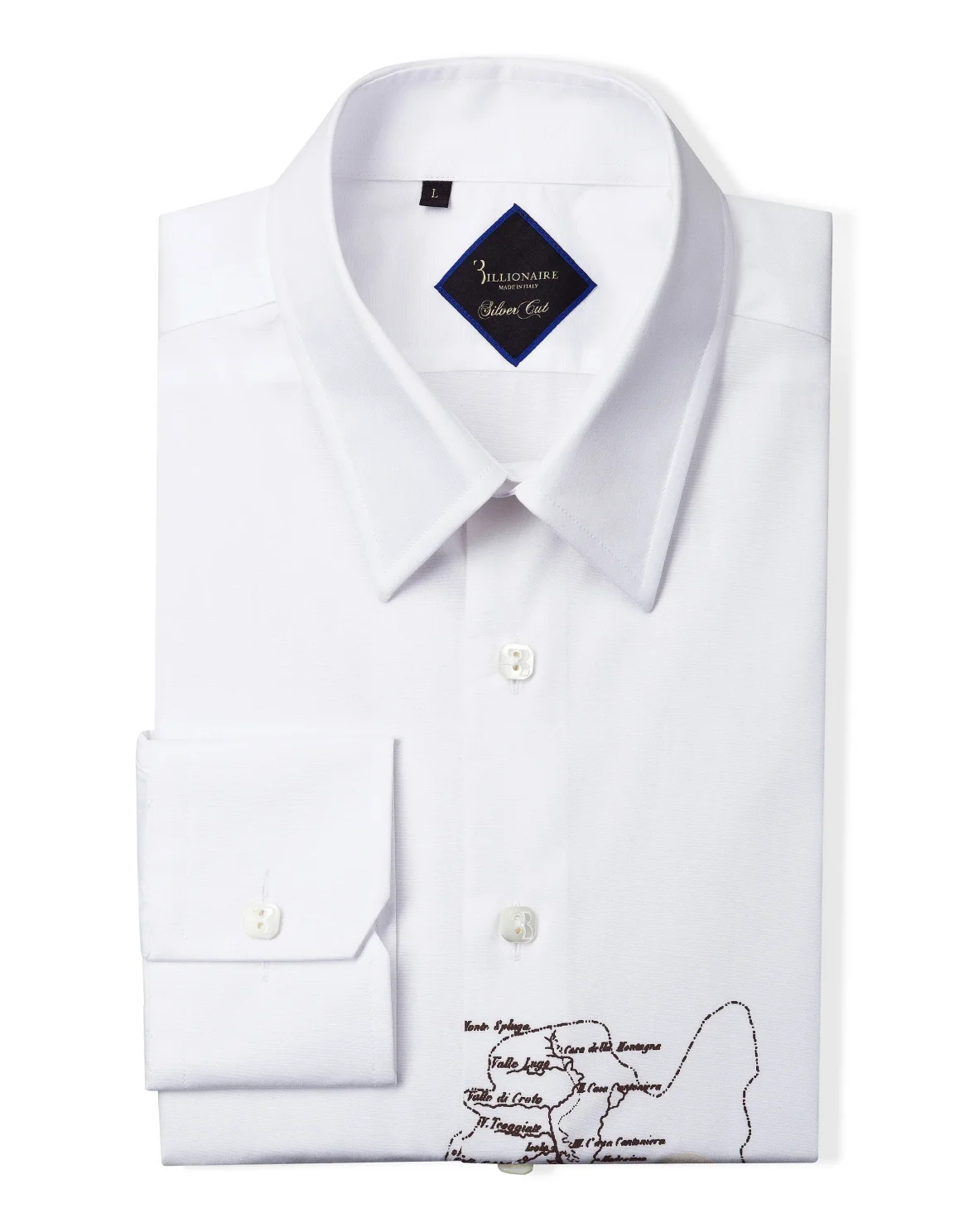 Shirt Silver Cut LS "Como lake", цвет: Белый