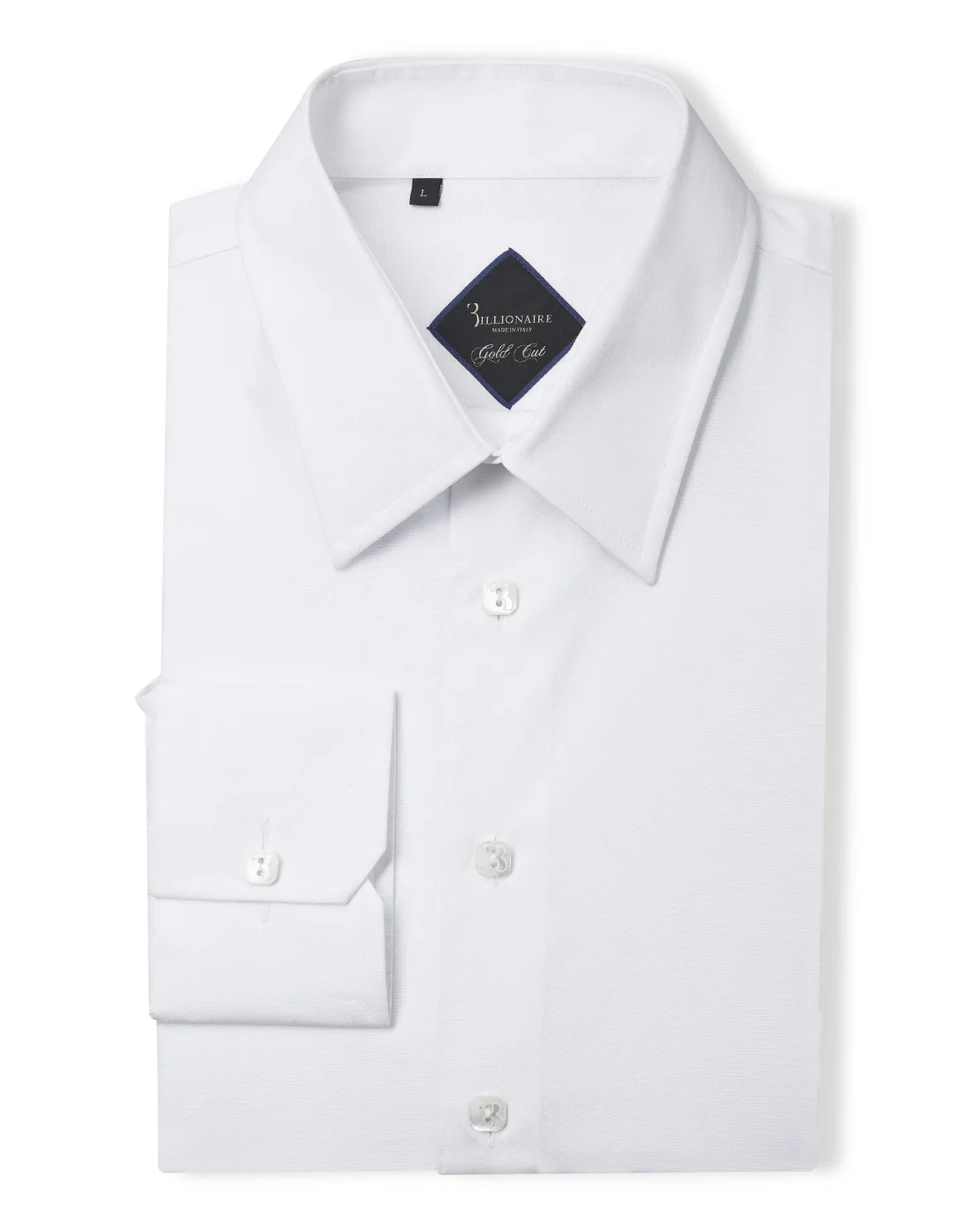 Shirt Gold Cut LS "Duomo", цвет: Белый