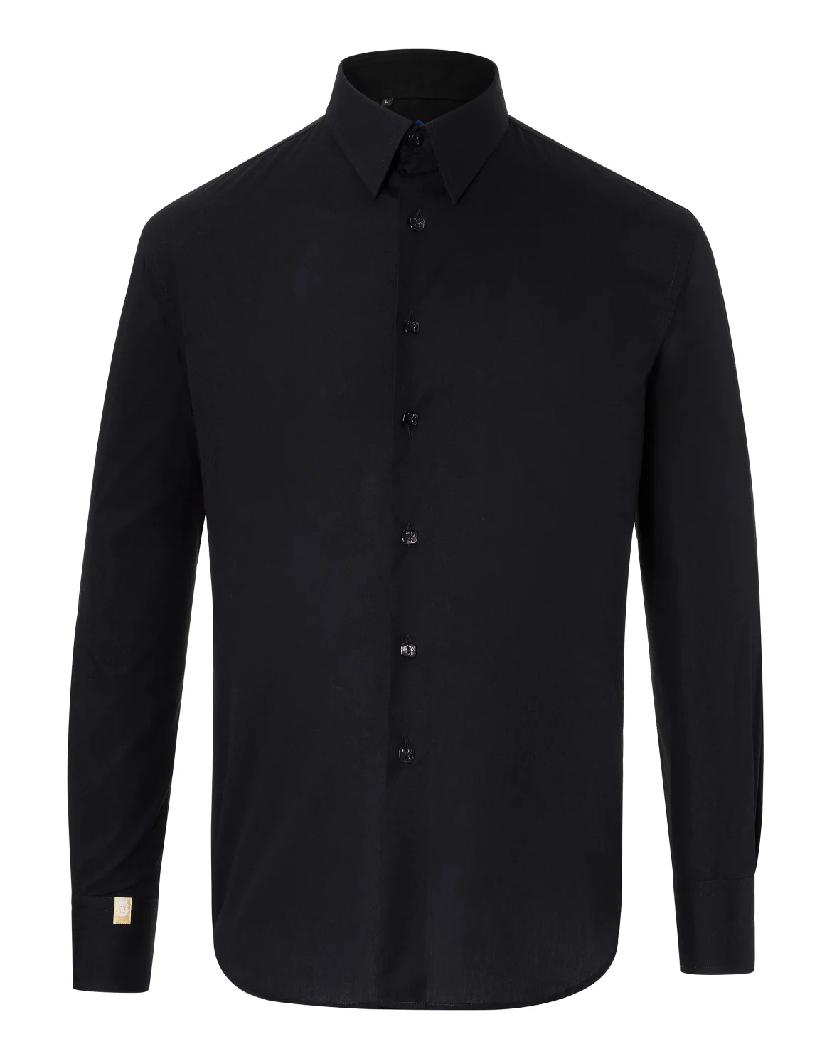 Shirt Gold Cut LS "Duomo", цвет: Черный