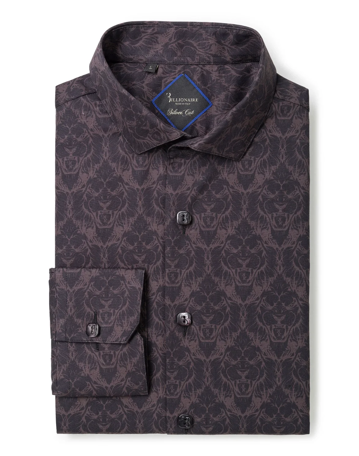 Shirt Silver Cut LS "Leone", цвет: Черный