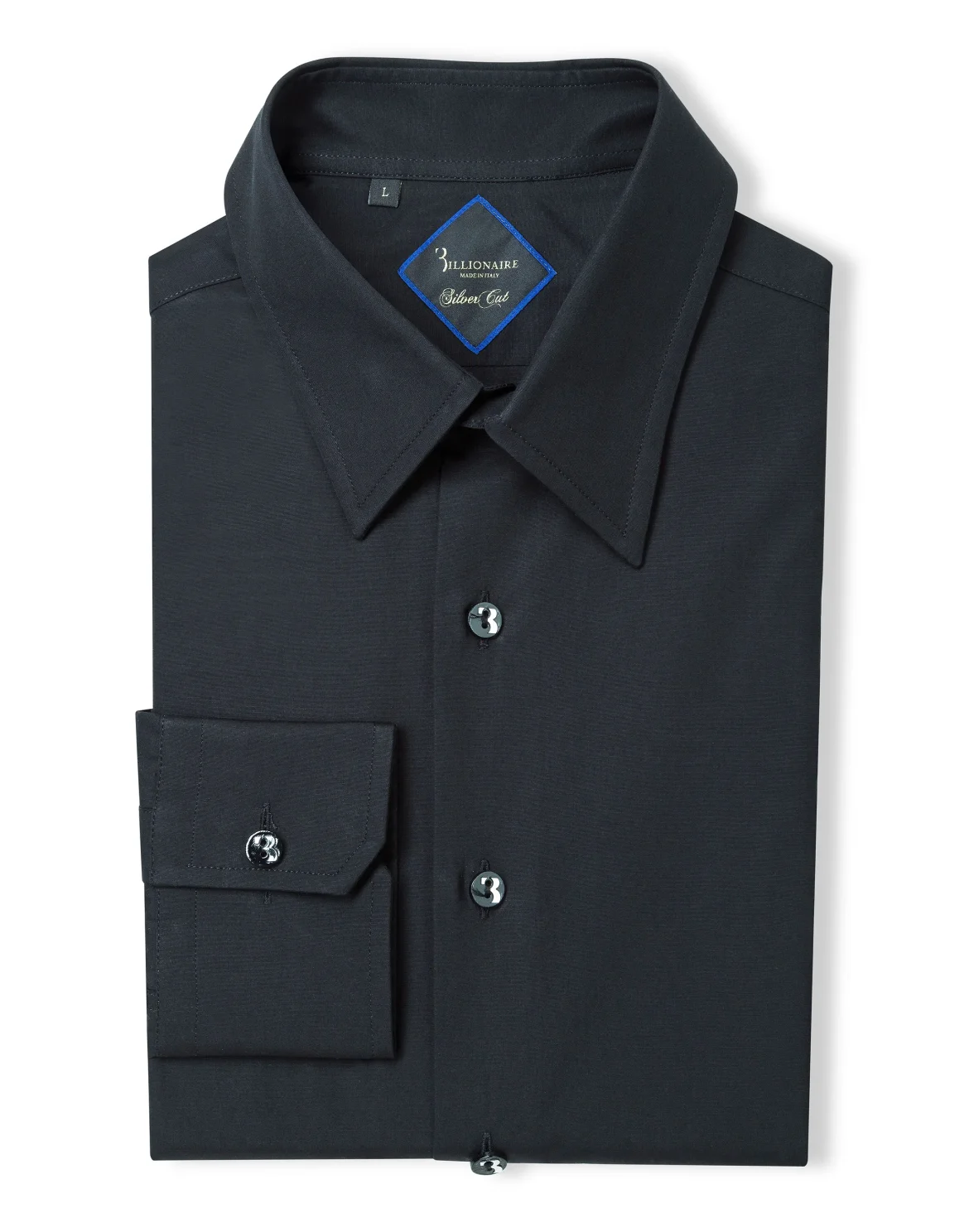 Shirt Silver Cut LS "The one", цвет: Черный