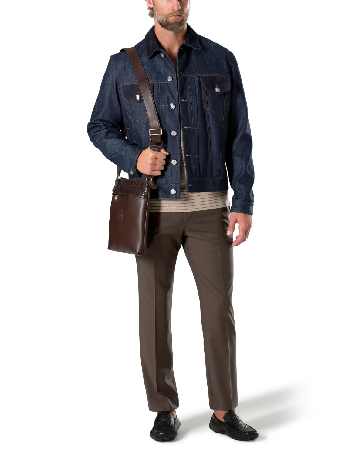 Long Trousers regular "Raphael", цвет: Коричневый