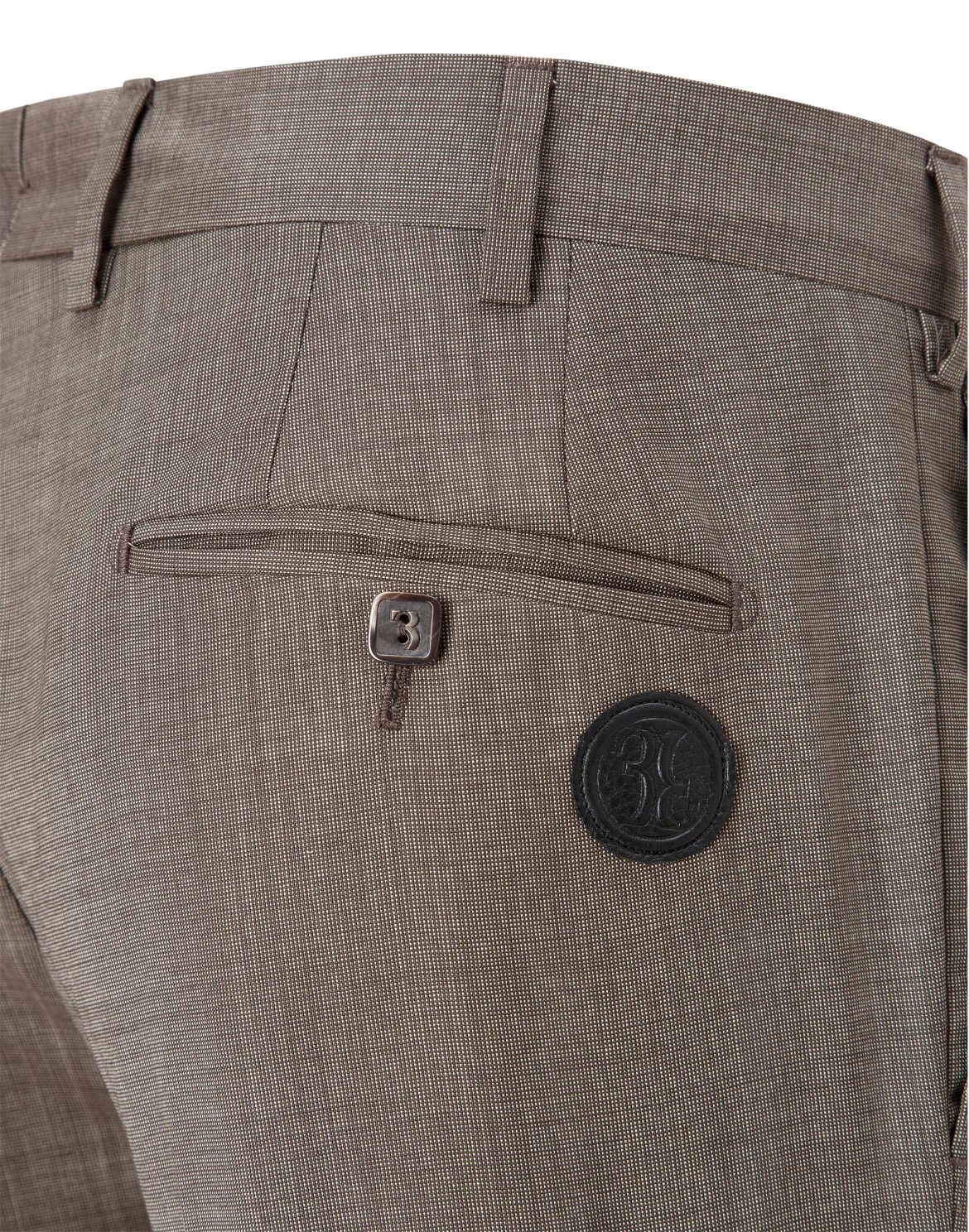 Long Trousers slim "Pierre", цвет: Коричневый