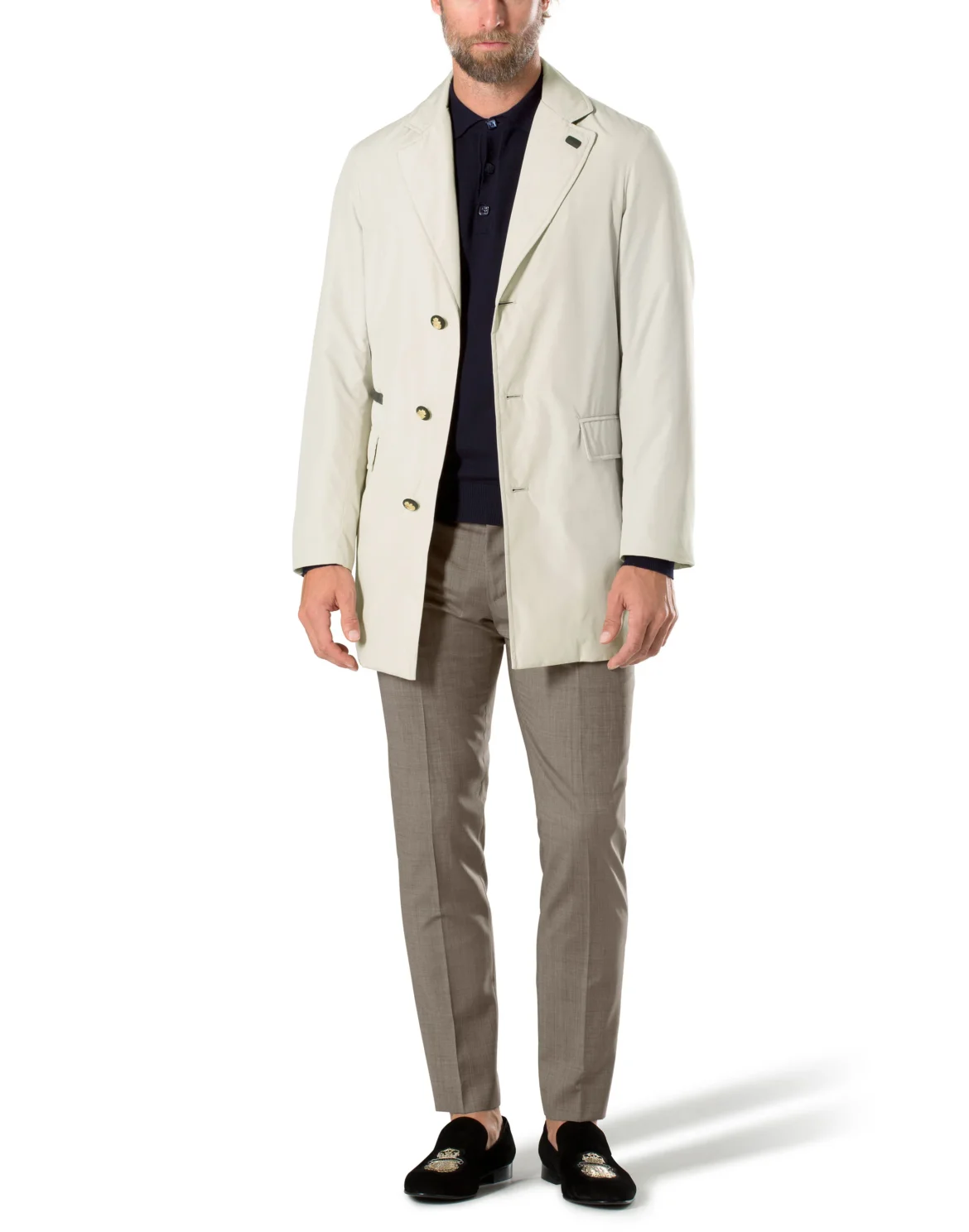 Long Trousers slim "Pierre", цвет: Коричневый