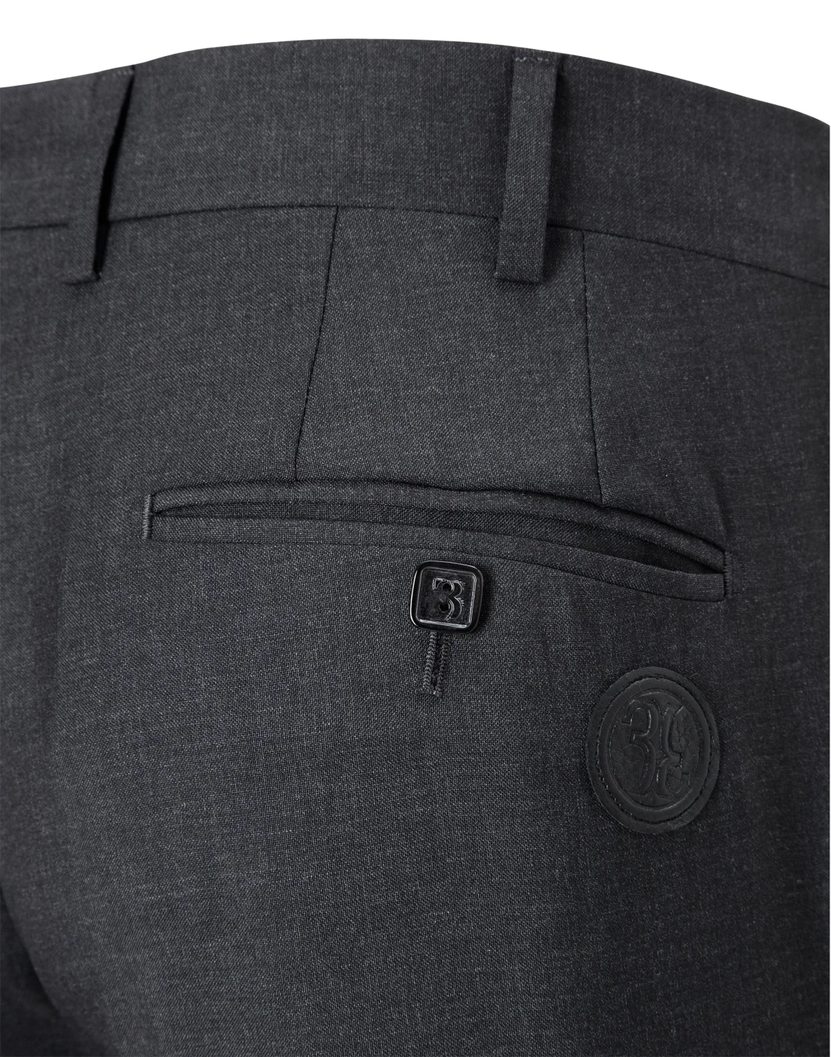 Long Trousers slim "Pierre", цвет: Серый