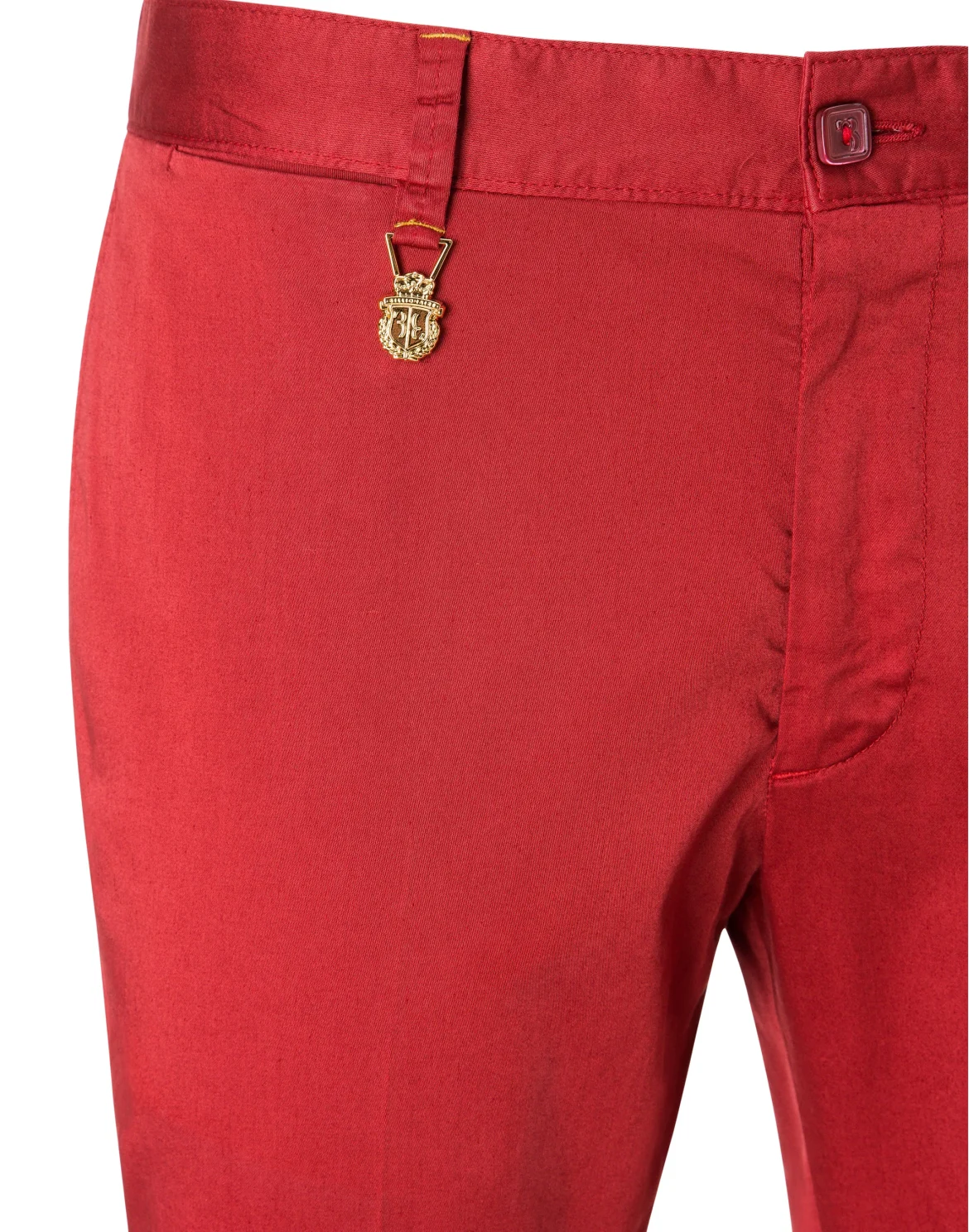 Long Trousers slim  "Titouan", цвет: Красный