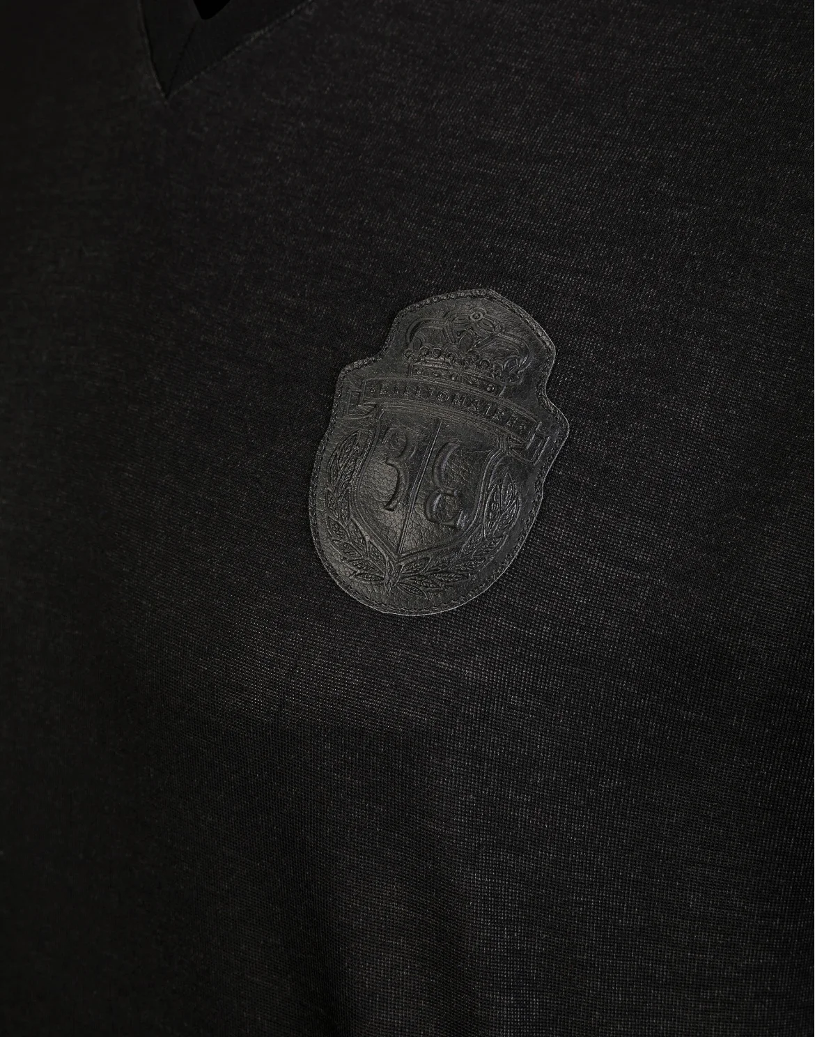 T-shirt V-Neck SS "Micke", цвет: Черный