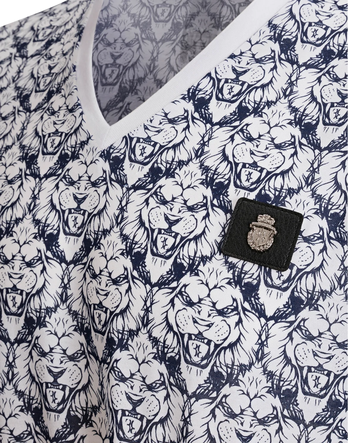 T-shirt V-Neck SS "Tiger", цвет: Белый