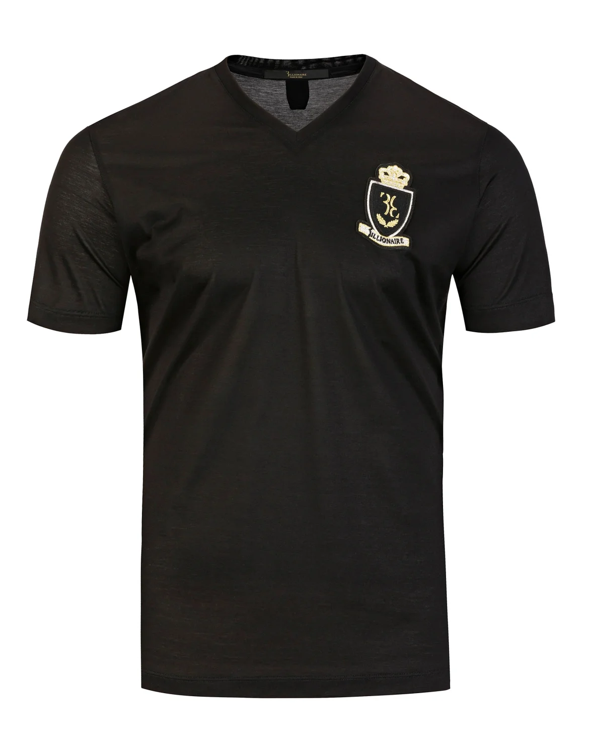 T-shirt V-Neck SS "Stephan", цвет: Черный