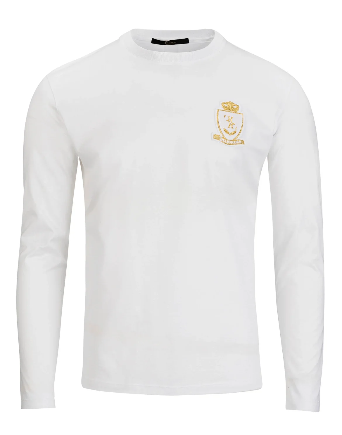 T-shirt Round Neck LS "Carl", цвет: Белый