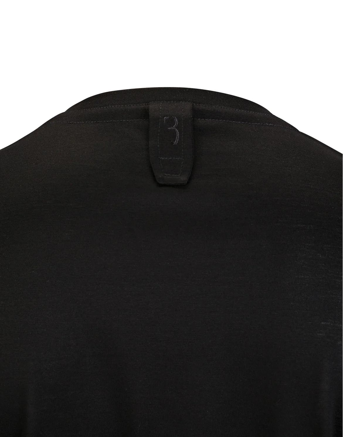 T-shirt Round Neck LS "Carl", цвет: Черный