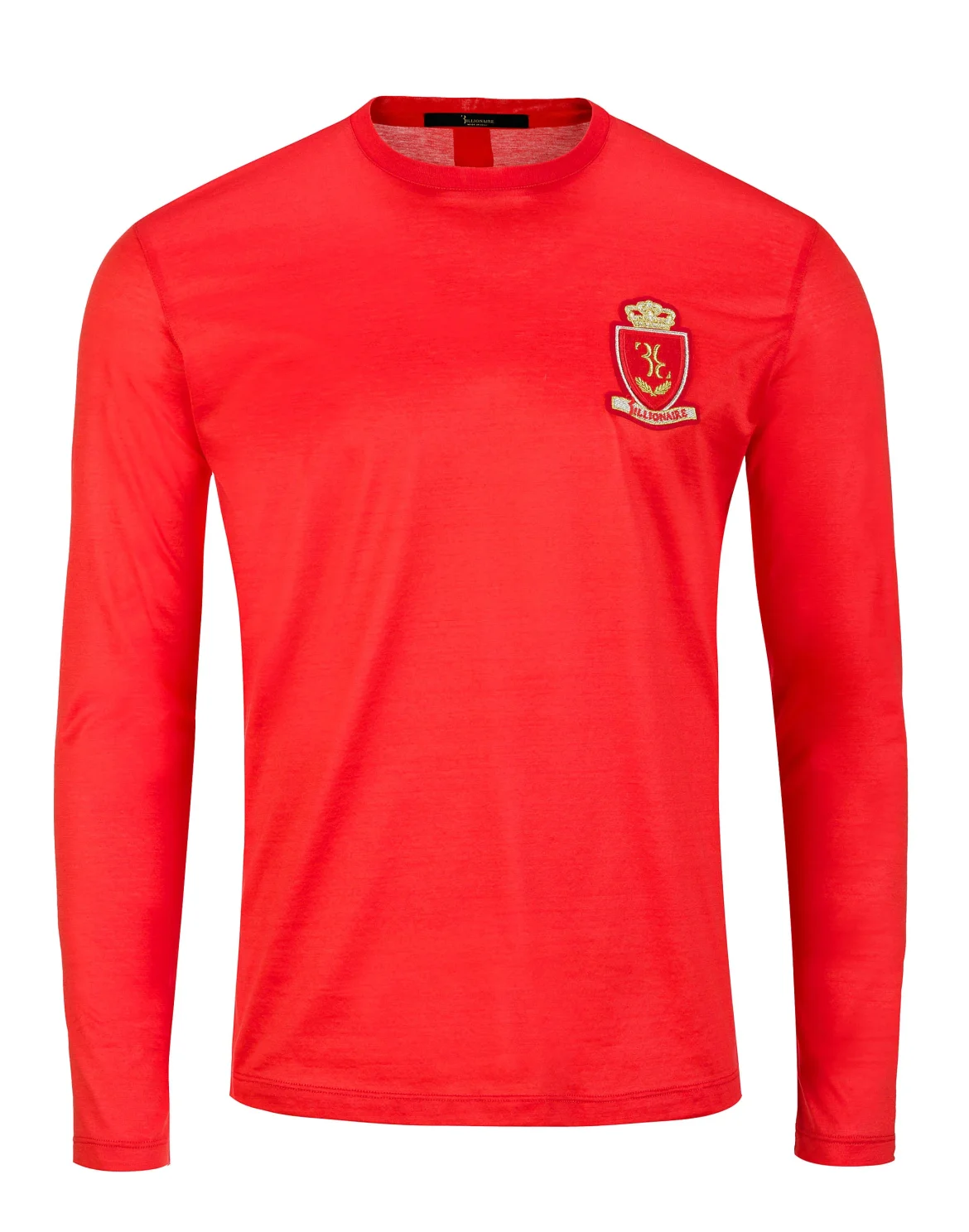 T-shirt Round Neck LS "Carl", цвет: Красный