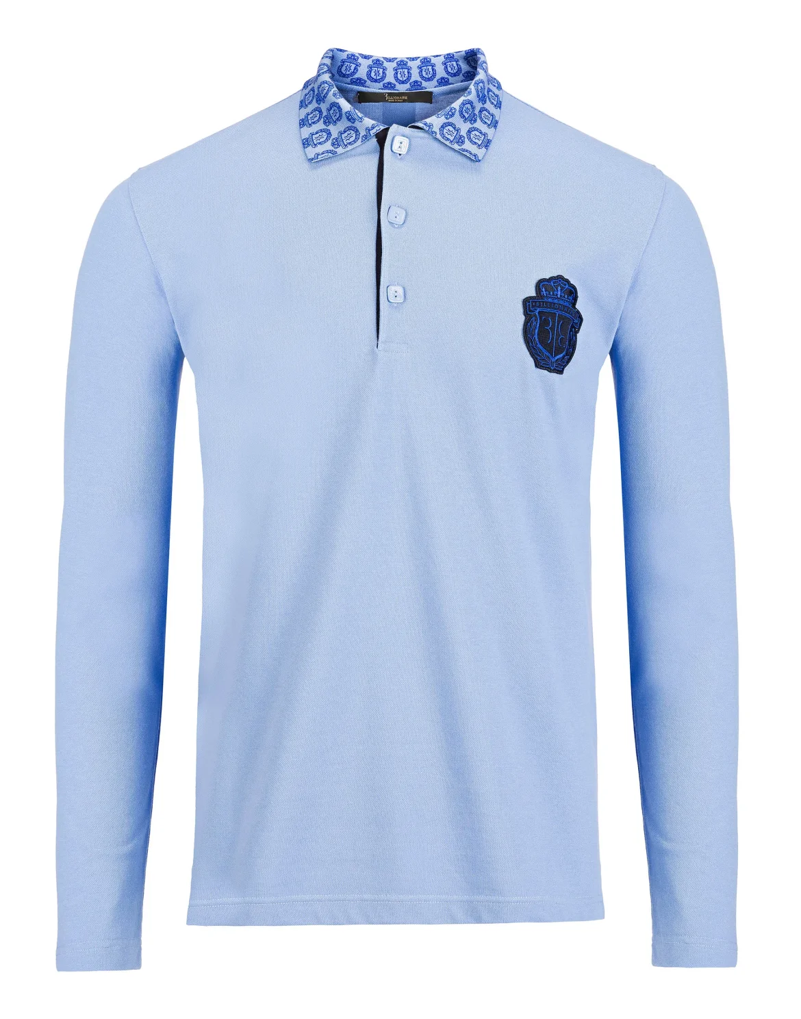 Polo shirt LS "Lion", цвет: Синий