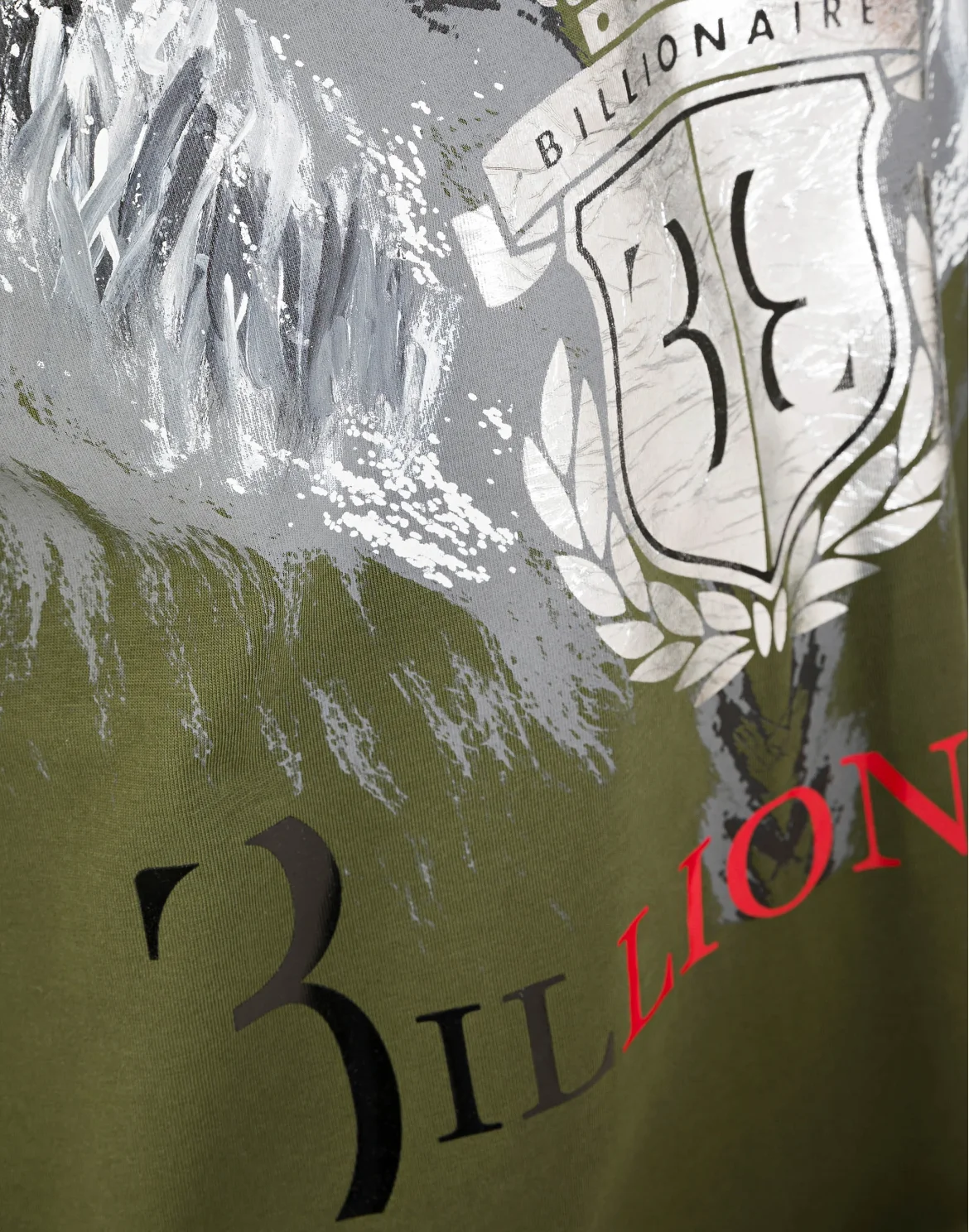 T-shirt Round Neck SS "Double lion", цвет: Зеленый