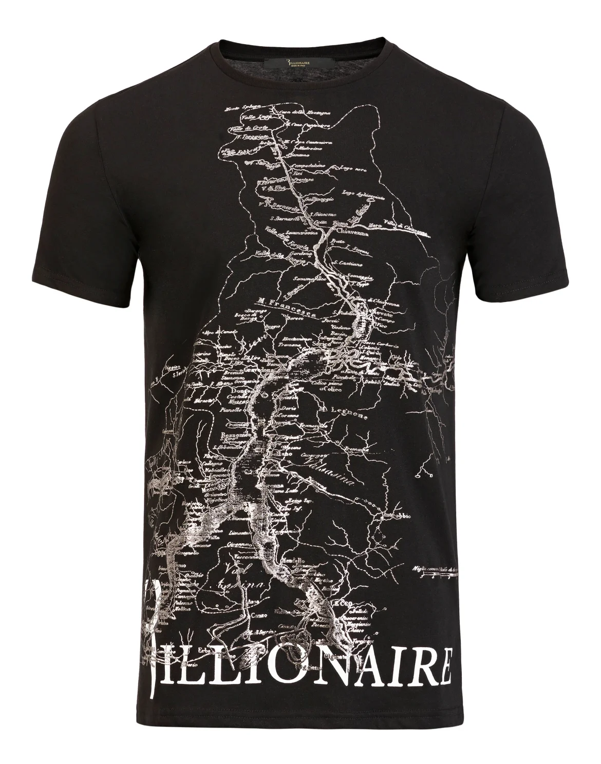 T-shirt Round Neck SS "Brandon", цвет: Черный
