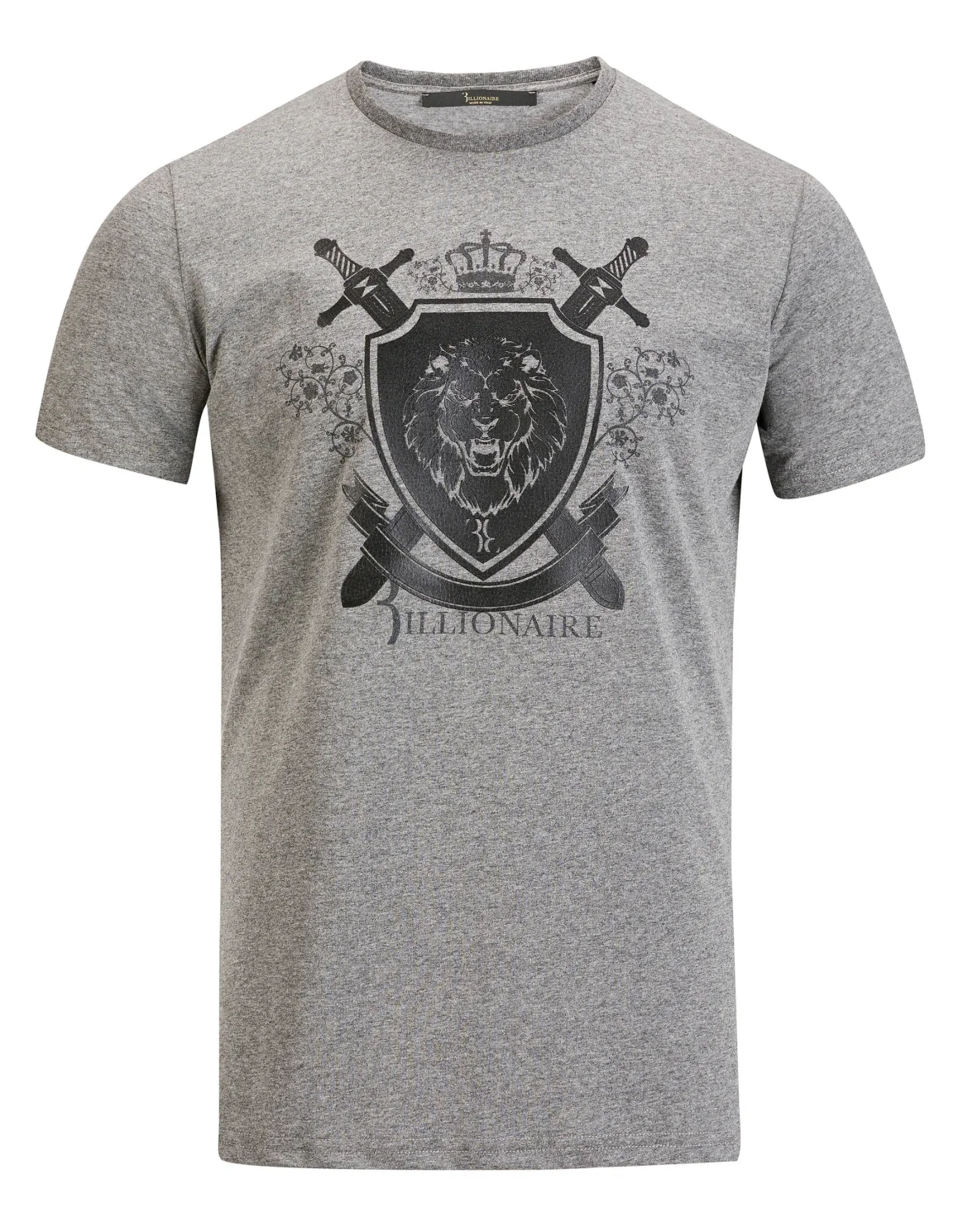 T-shirt Round Neck SS "Brayden", цвет: Серый