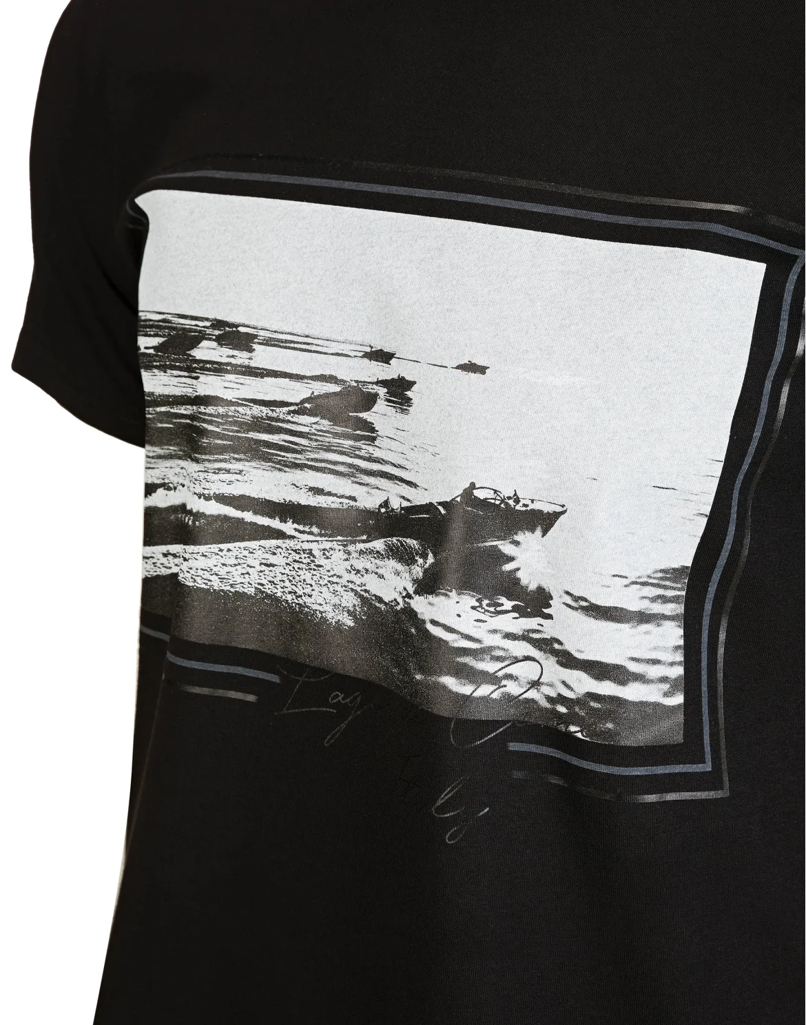 T-shirt Round Neck SS "Chris", цвет: Черный