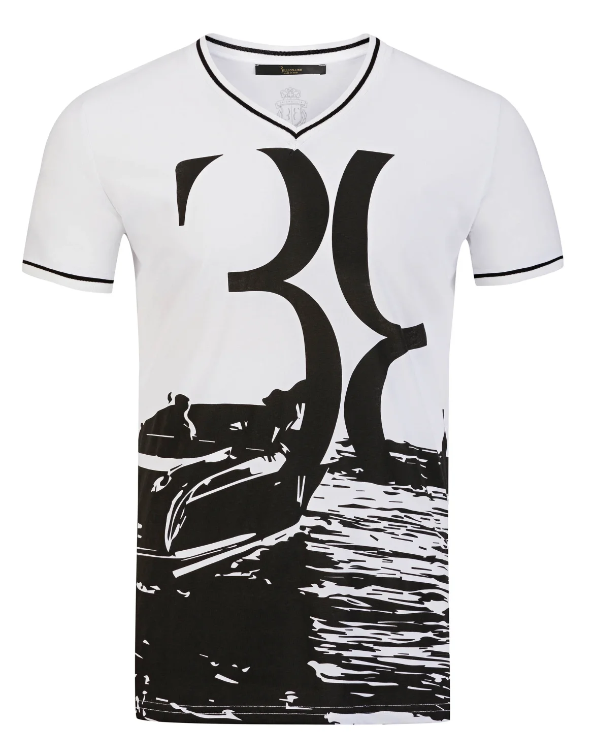 T-shirt V-Neck SS "Colton", цвет: Белый