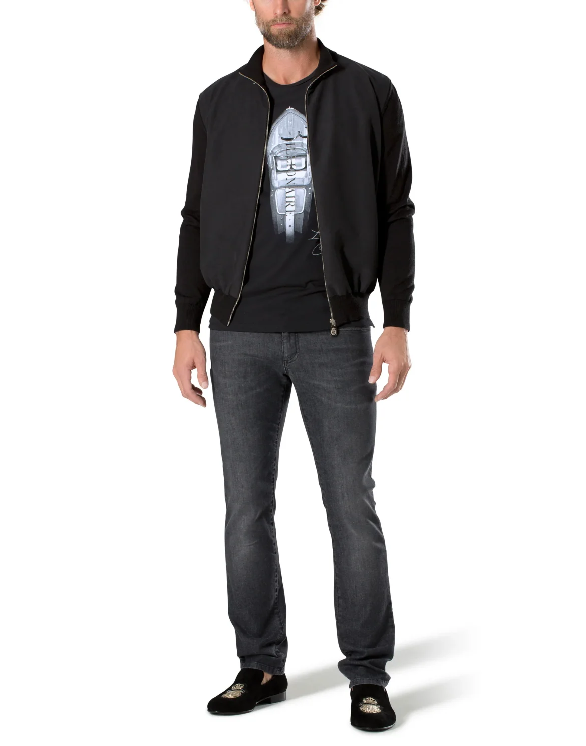 T-shirt Round Neck SS "Cameron", цвет: Черный