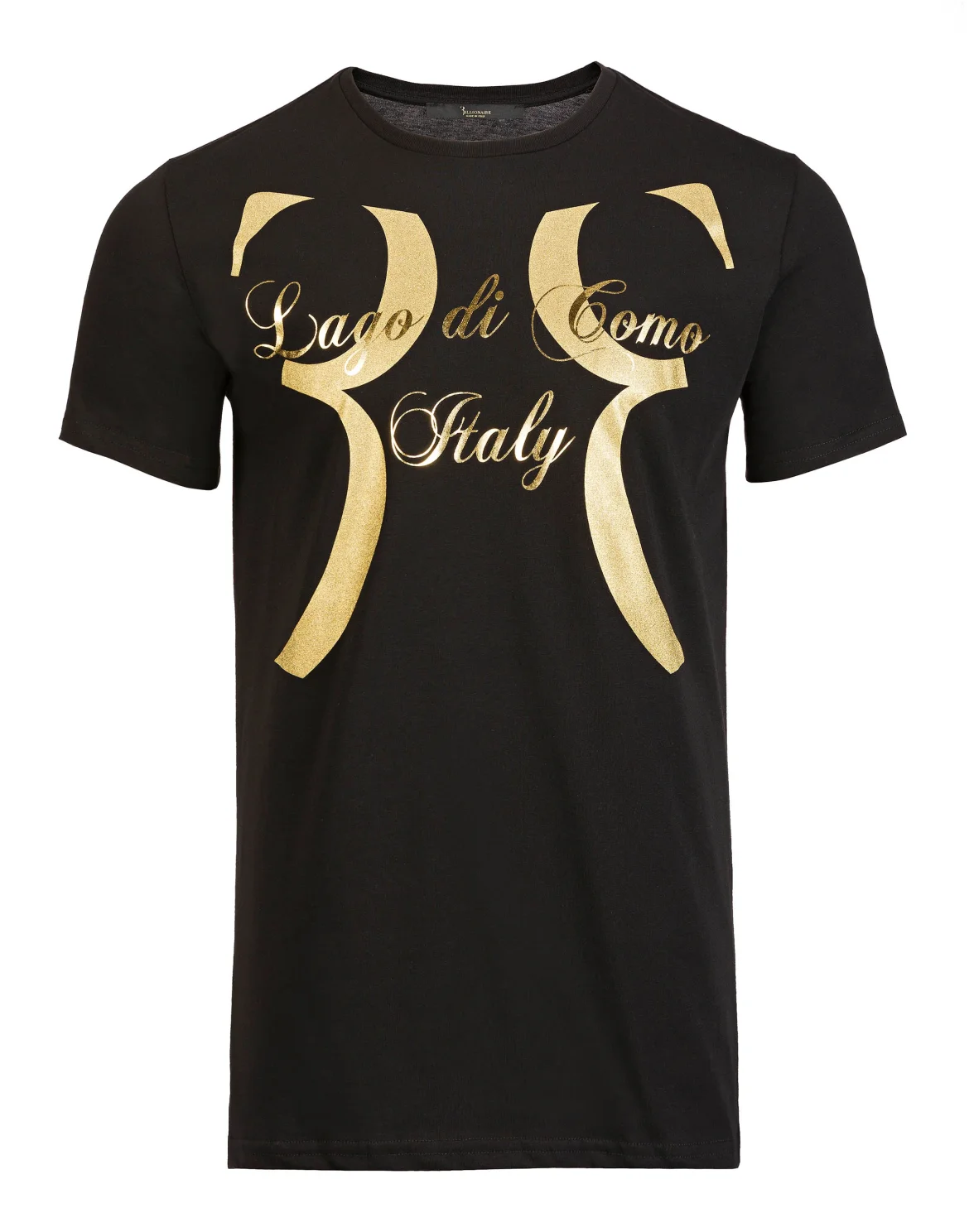 T-shirt Round Neck SS "David", цвет: Черный