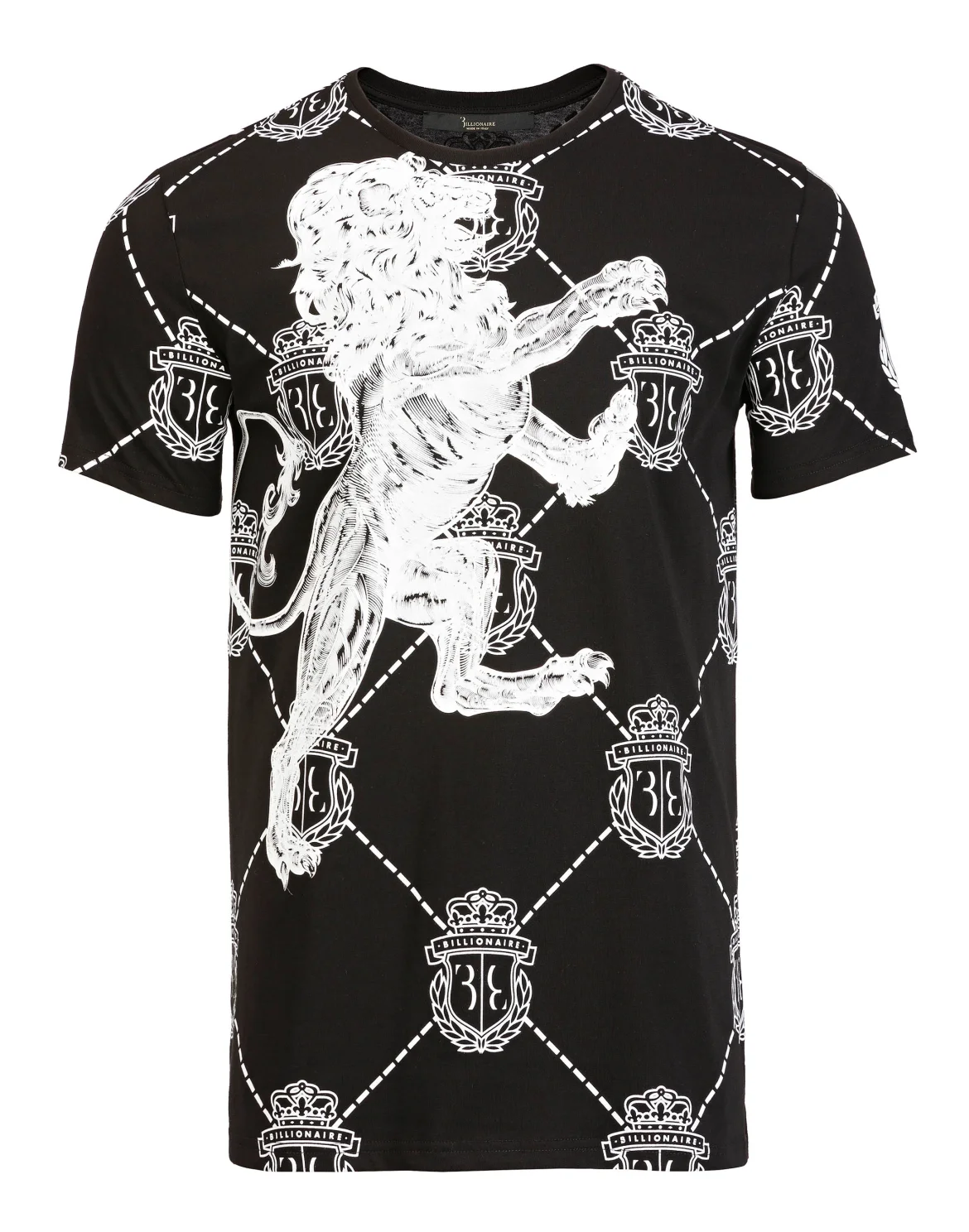T-shirt Round Neck SS "Lions", цвет: Черный