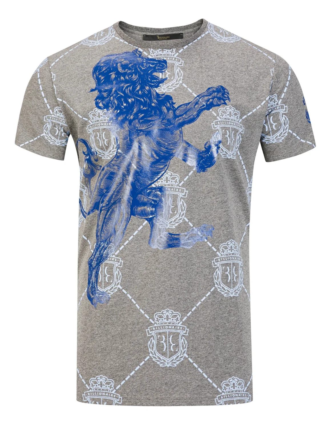 T-shirt Round Neck SS "Lions", цвет: Серый
