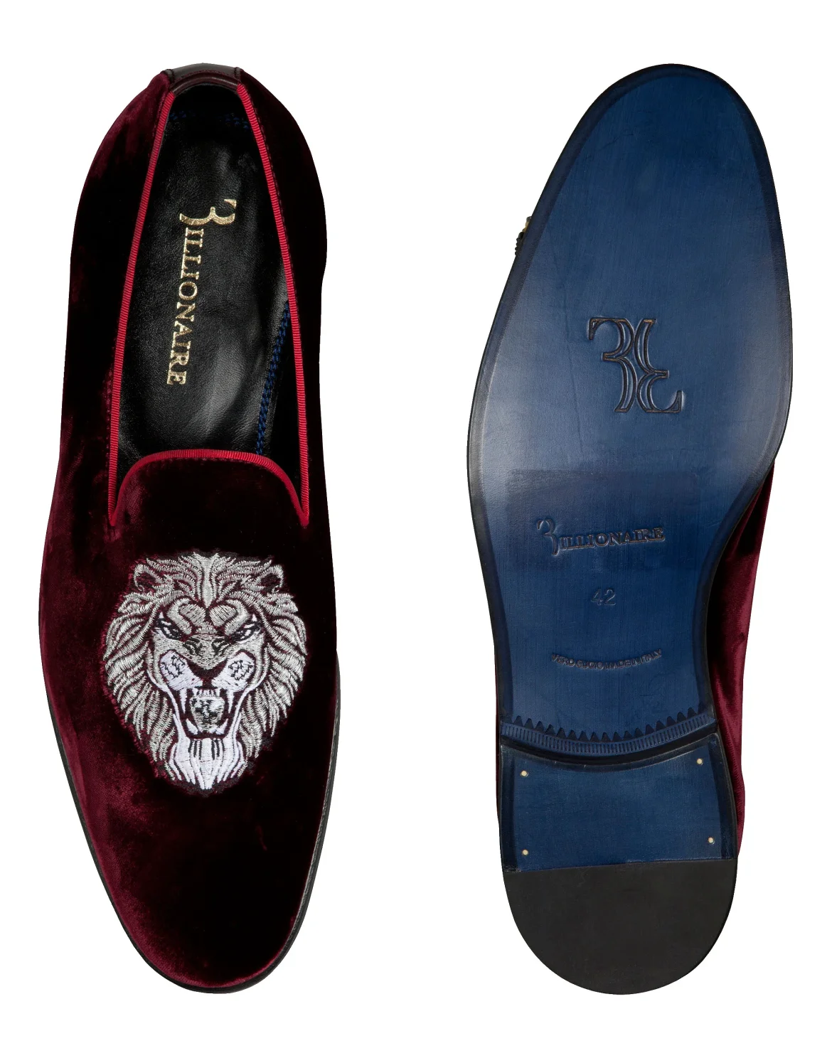 Loafers "Lion", цвет: Красный