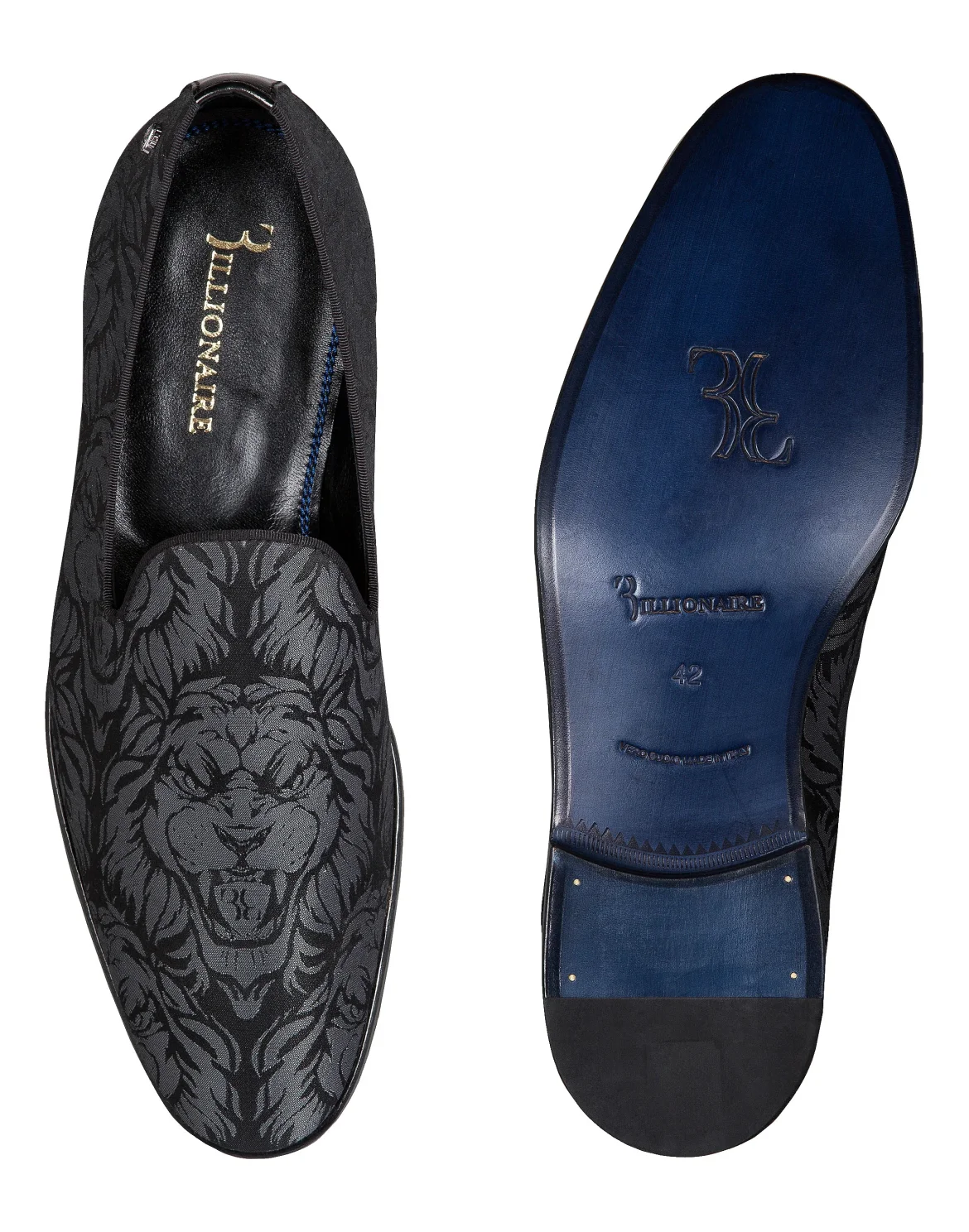 Loafers "All over Lion", цвет: Черный
