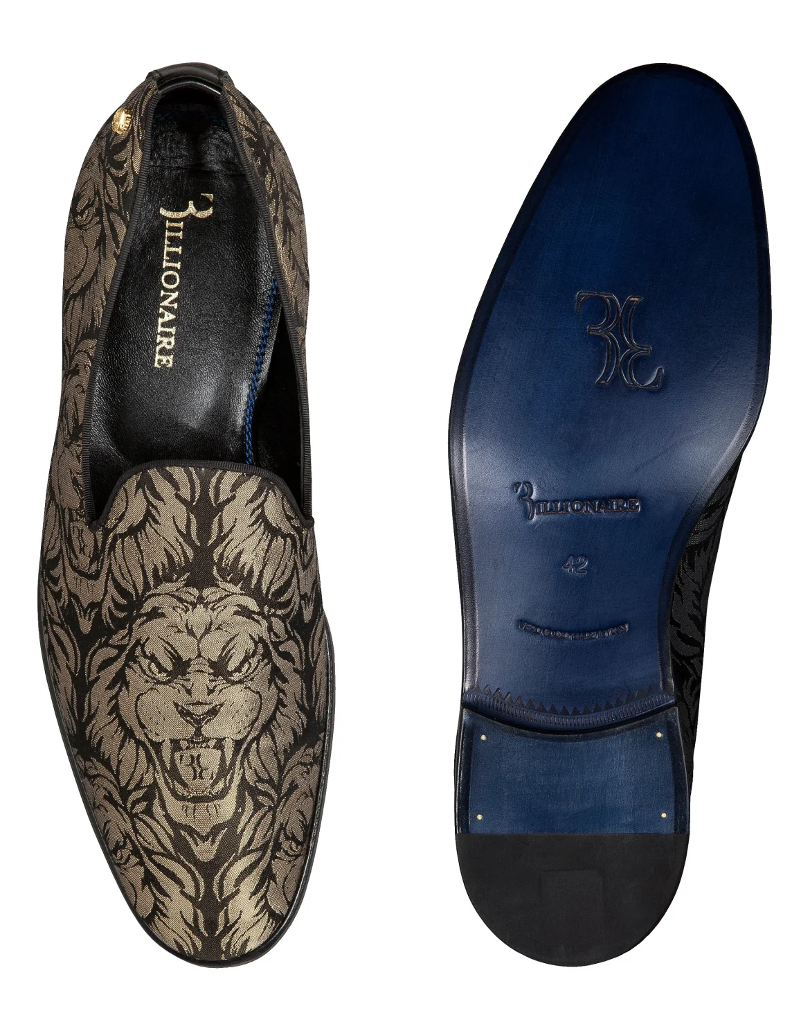 Loafers "All over Lion", цвет: Черный