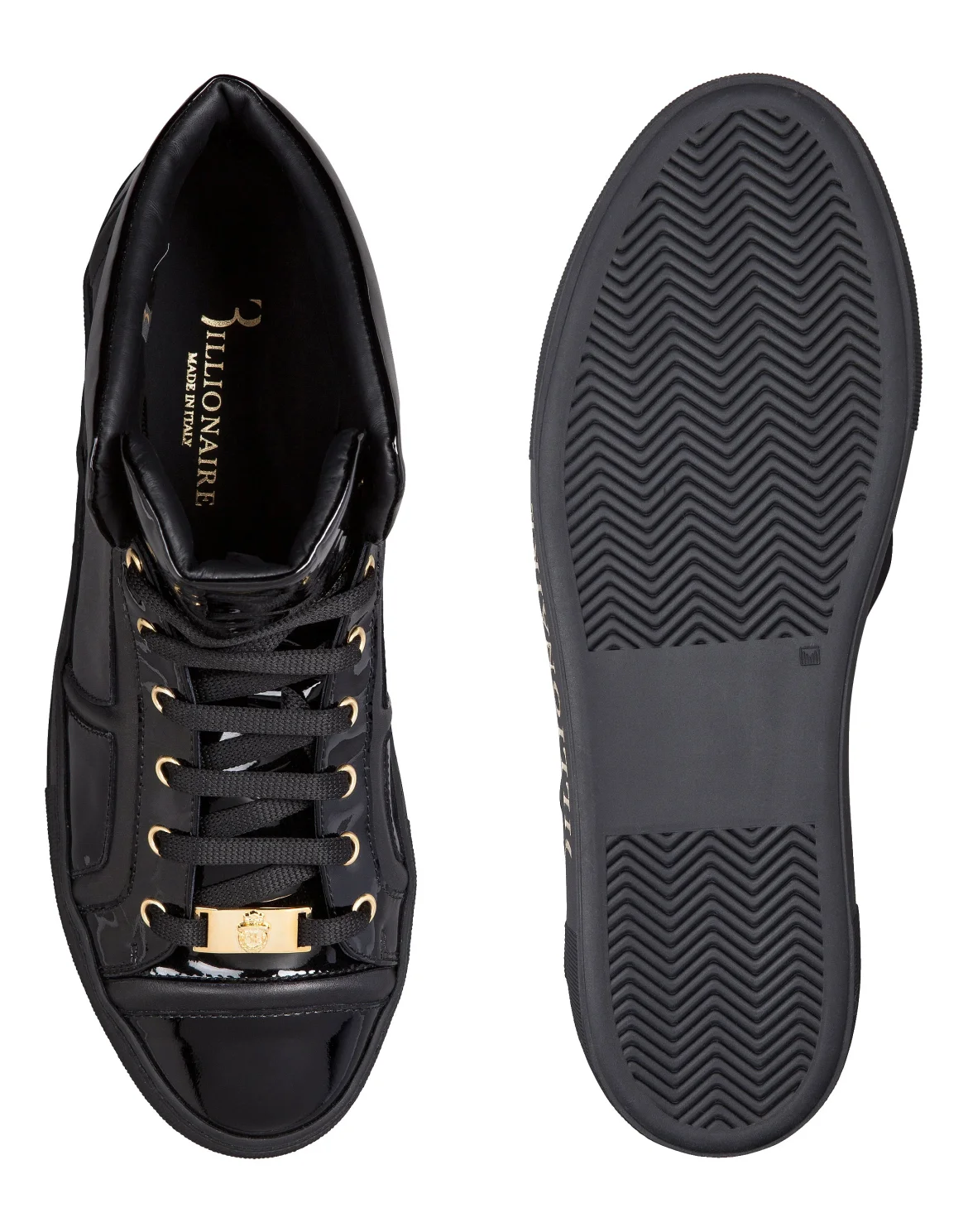 Hi-Top Sneakers "Romeo", цвет: Черный
