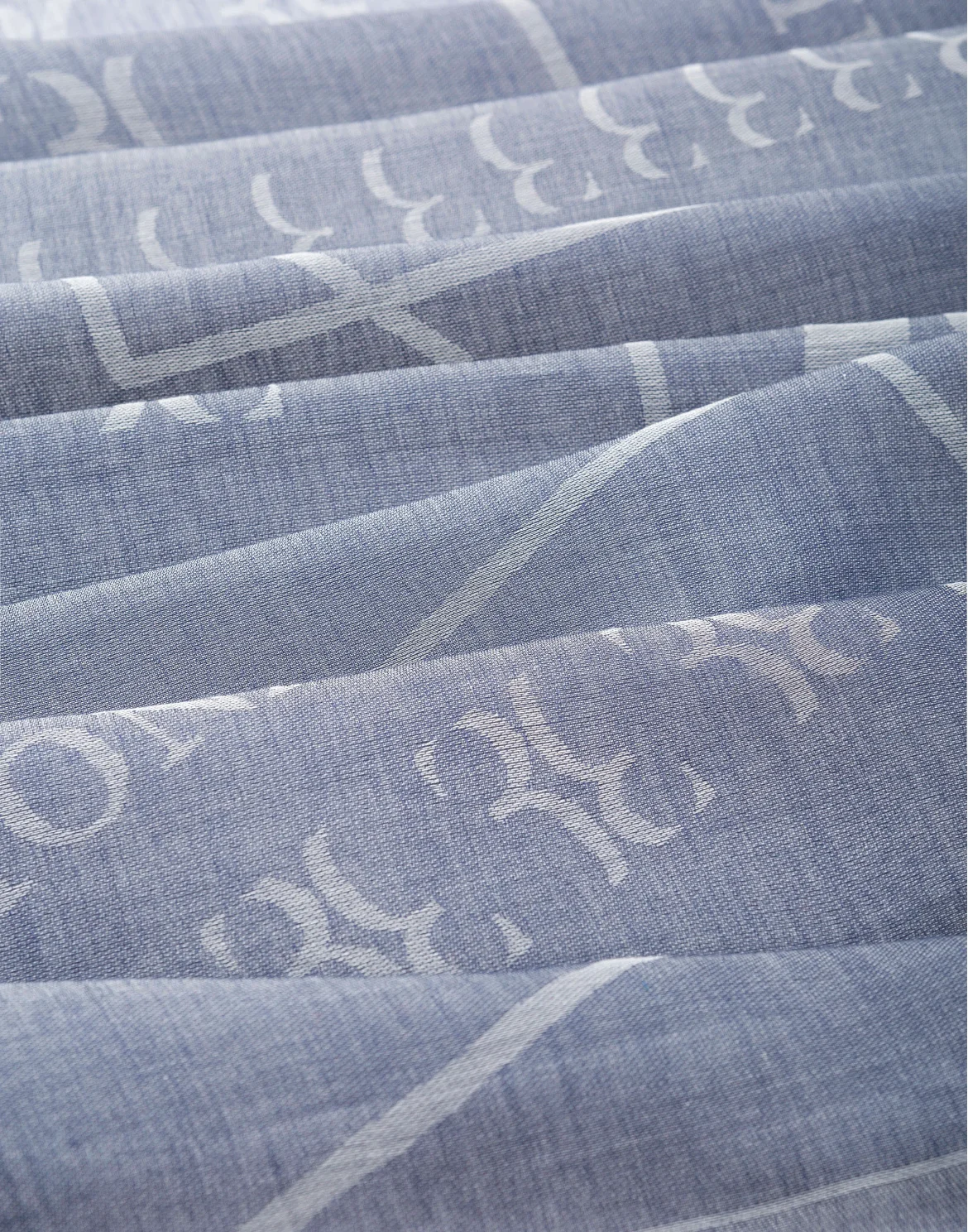 Long Scarf Double B, цвет: Синий