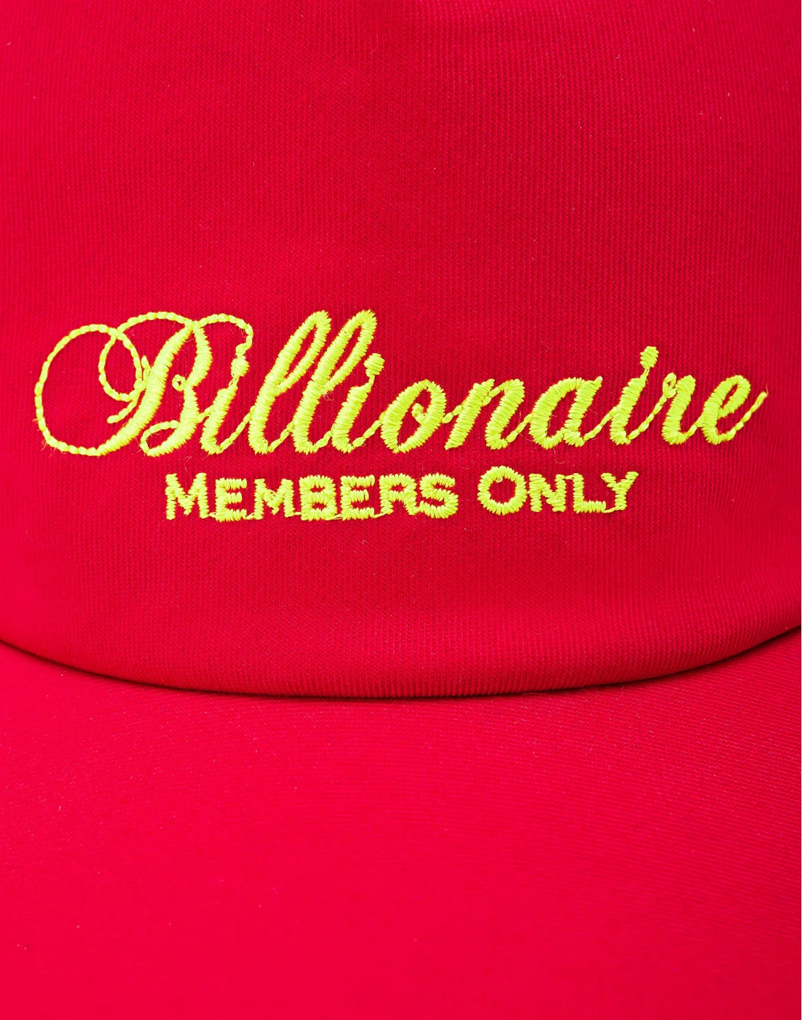 Visor Hat Members only, цвет: Красный