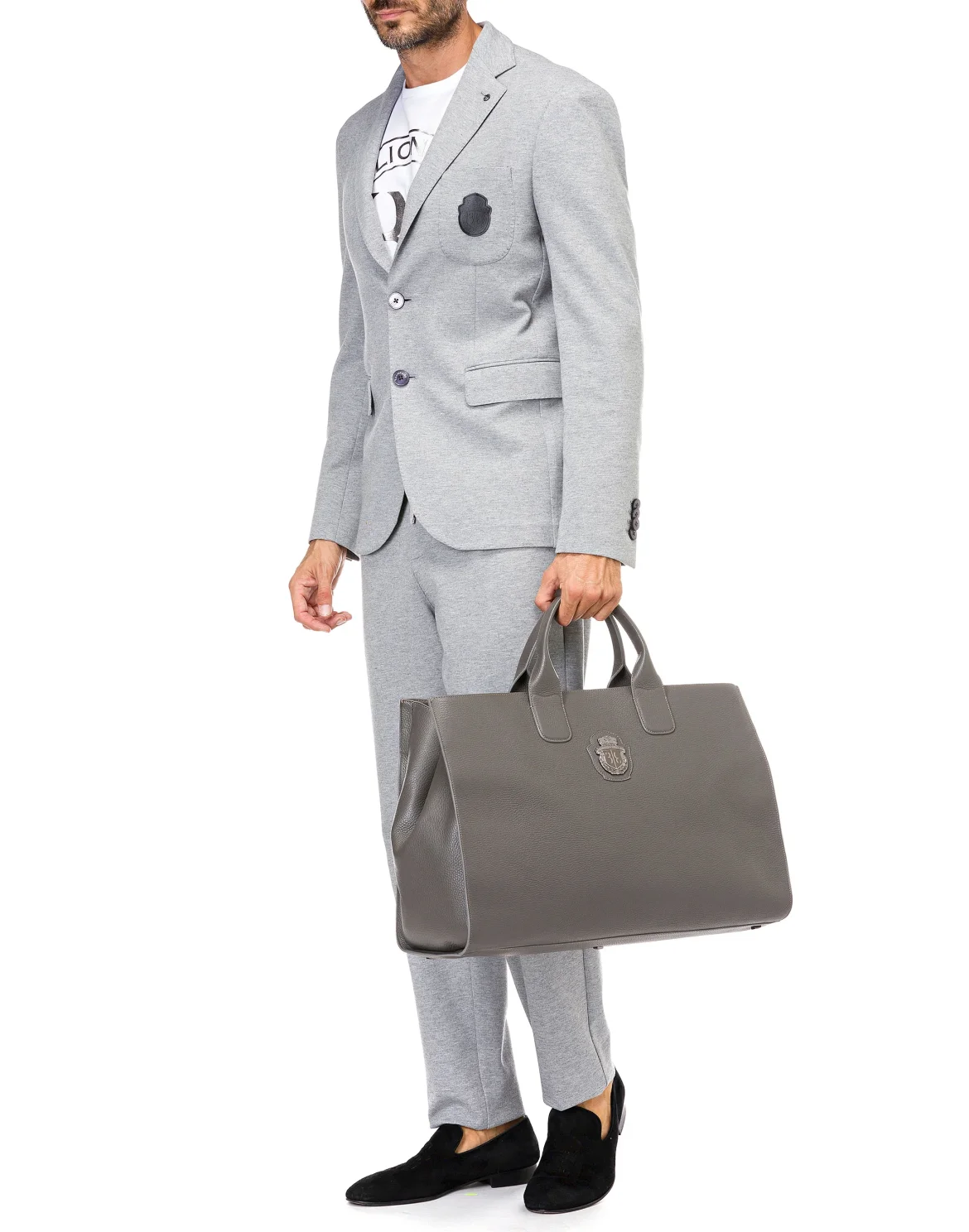 Handle bag Crest, цвет: Серый