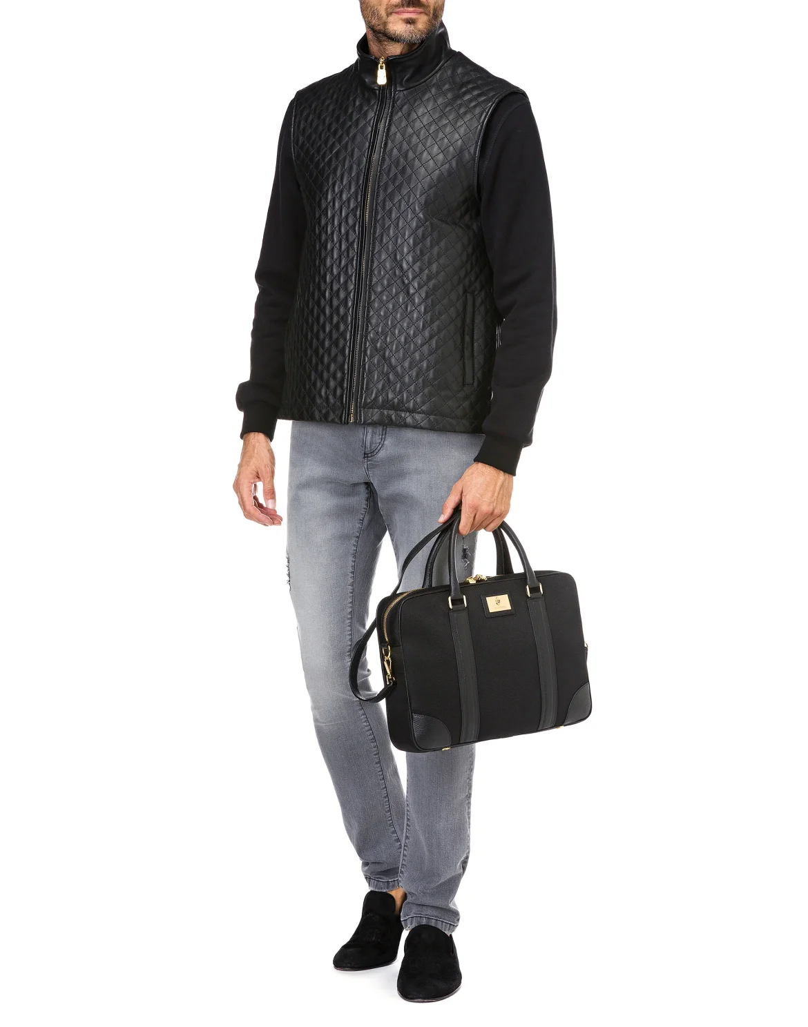 Medium Travel Bag Statement, цвет: Черный