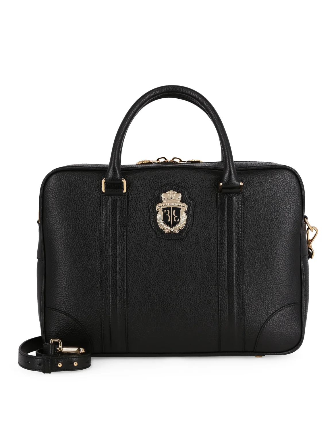 Medium Travel Bag Crest, цвет: Черный