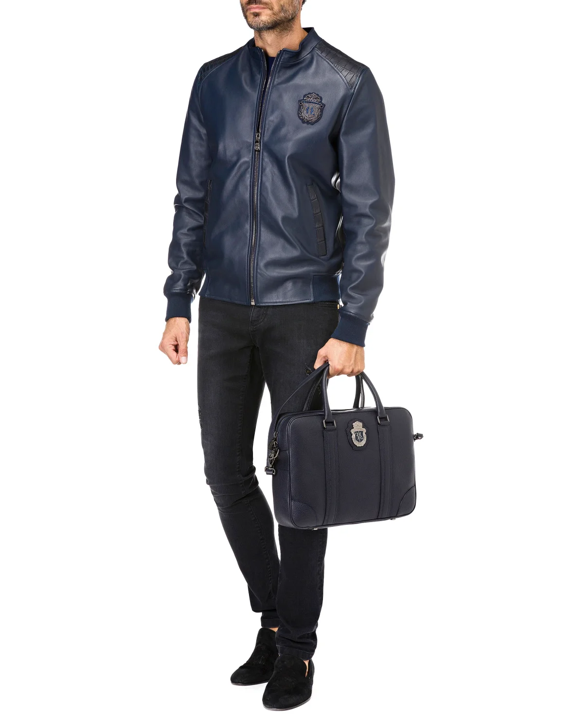 Medium Travel Bag Crest, цвет: Синий