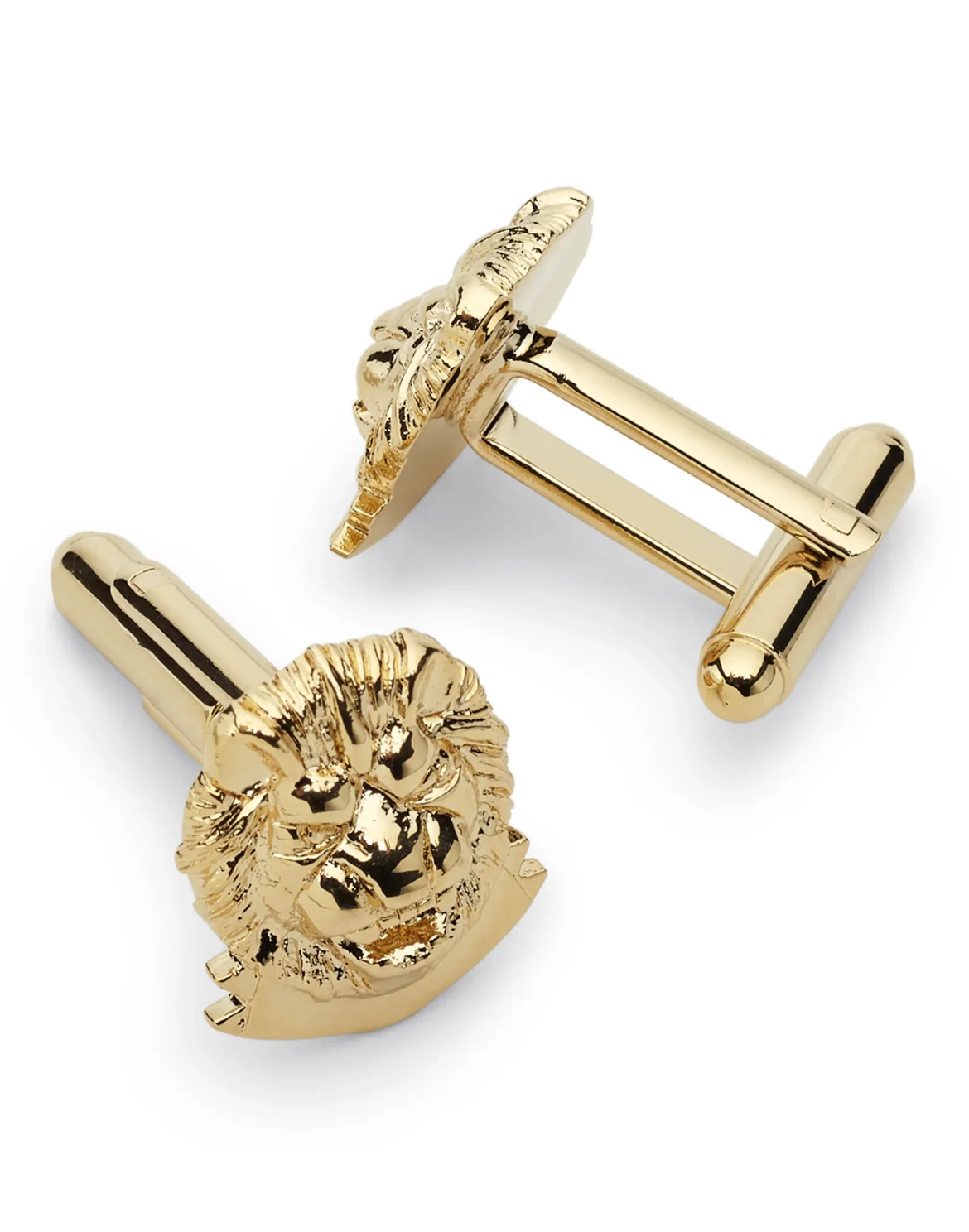 metal cufflinks Lion, цвет: Золотой