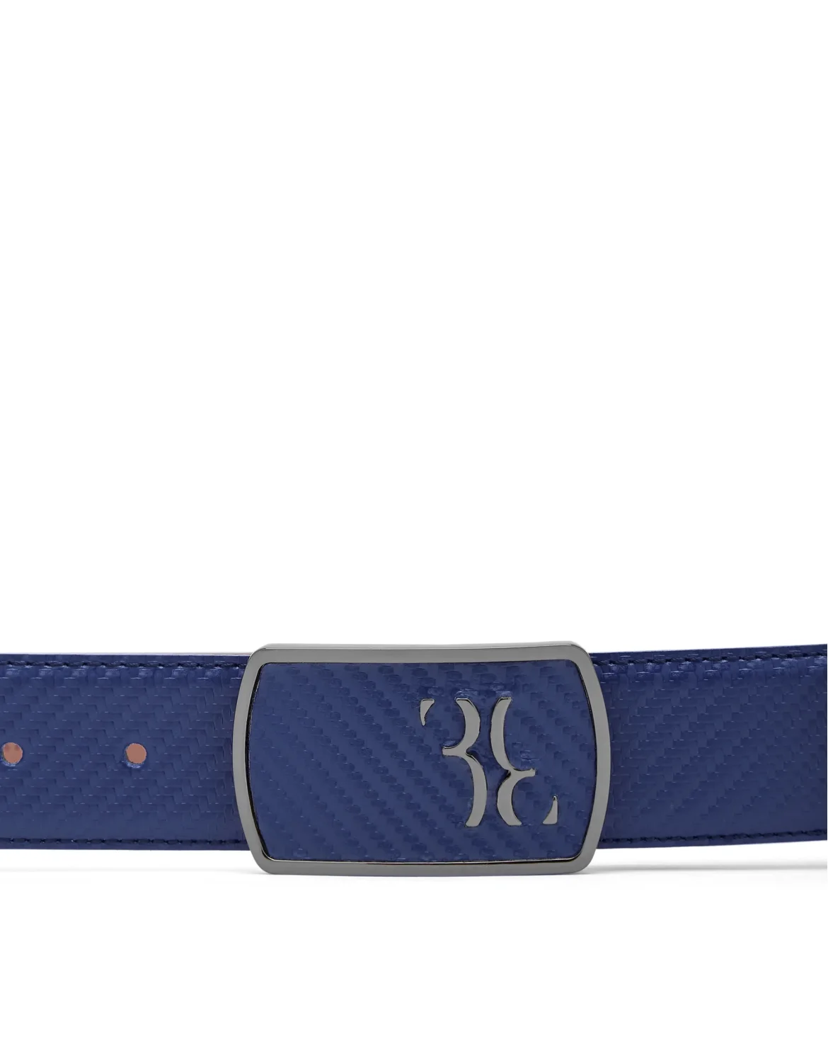 Belt Double B, цвет: Синий