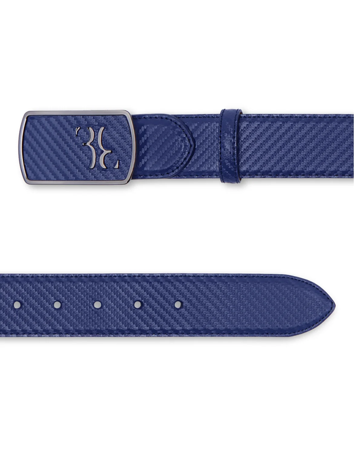 Belt Double B, цвет: Синий