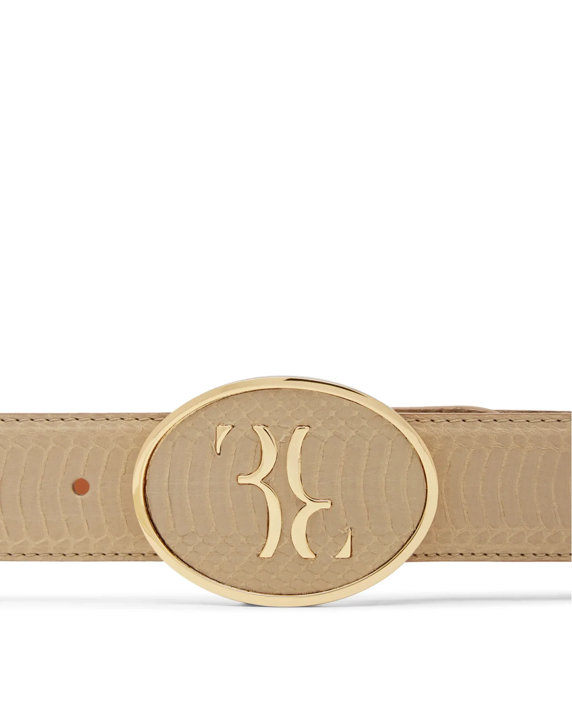 Belt Double B, цвет: Бежевый