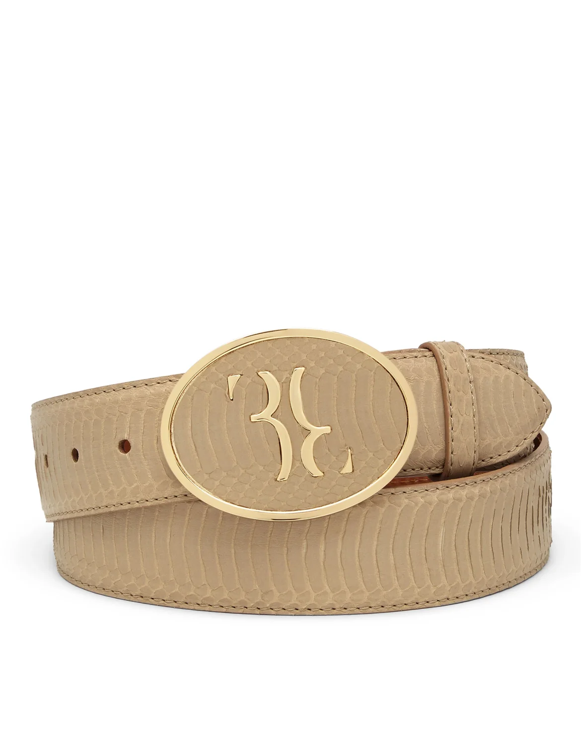 Belt Double B, цвет: Бежевый